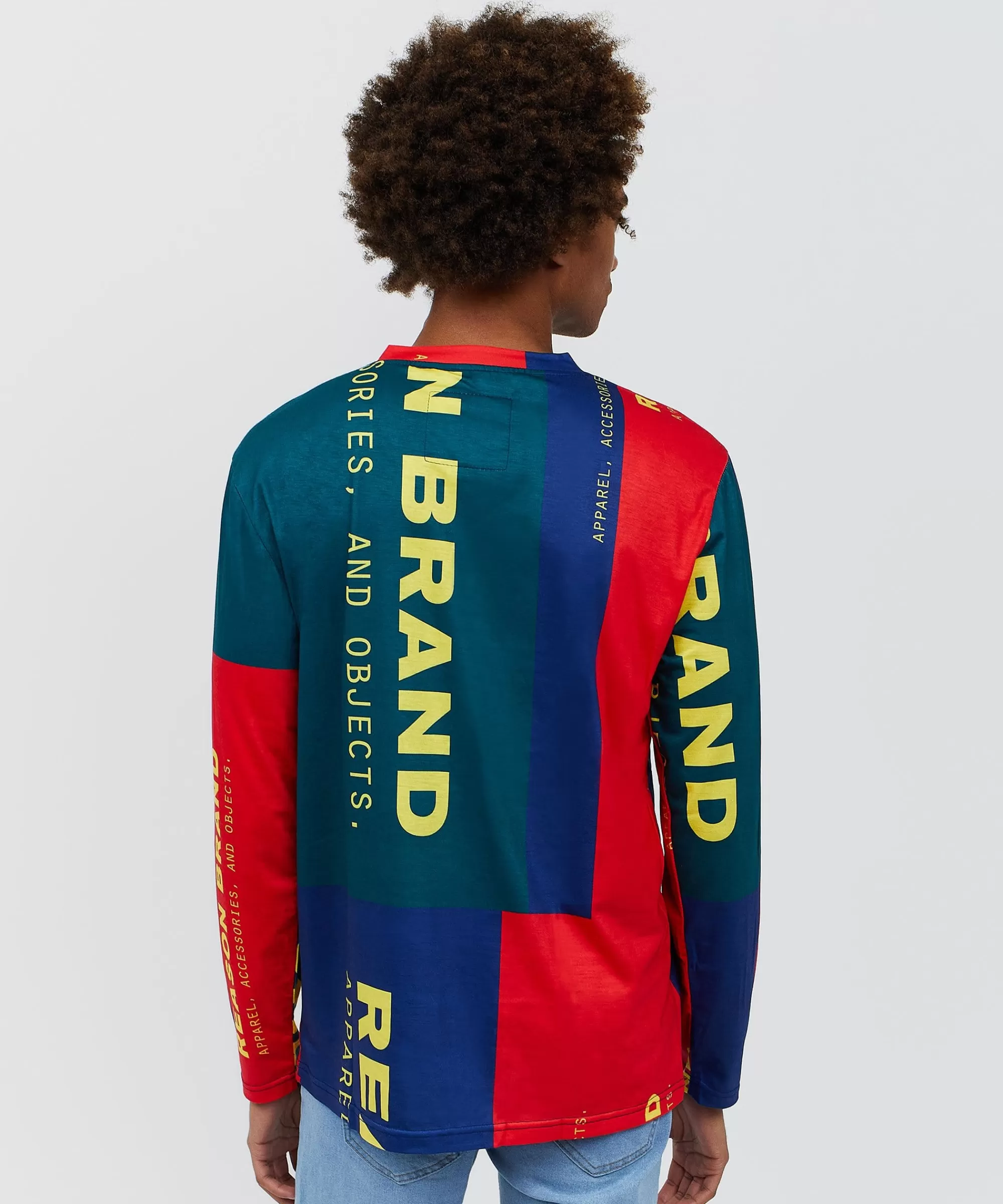 Cheap Arseno Multi Color Long Sleeve Logo Tee Graphic Tees