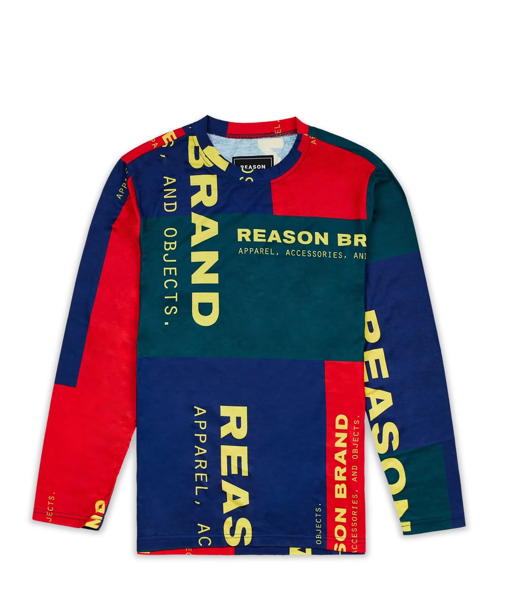 Cheap Arseno Multi Color Long Sleeve Logo Tee Graphic Tees