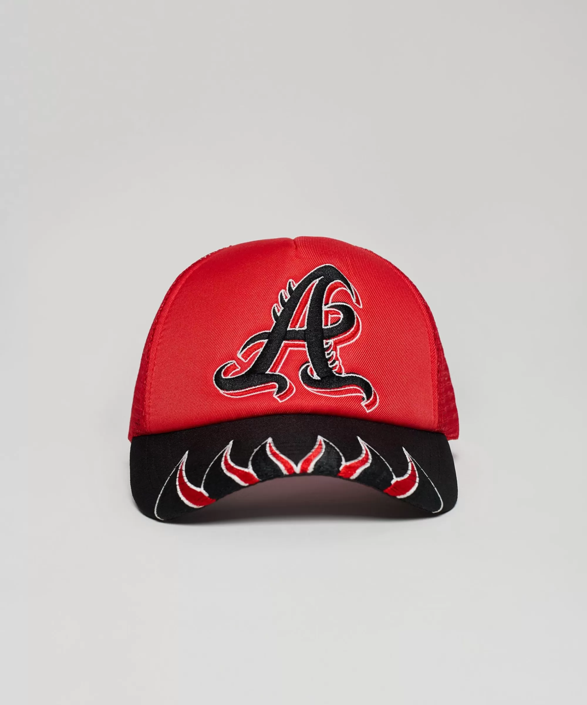 Best Sale Atlanta Embroidery Trucker Hat - Red Hats