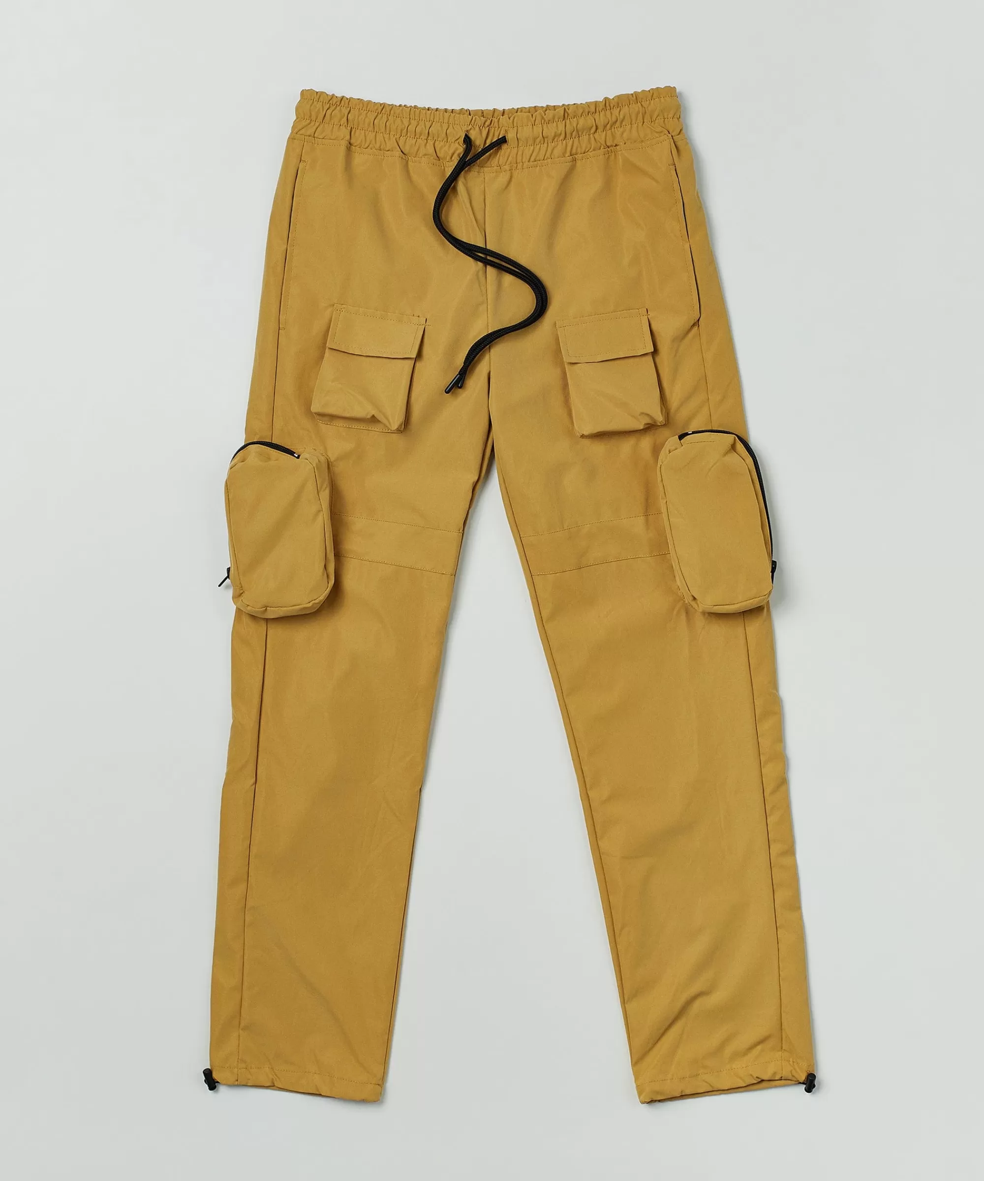 Discount Bader Cotton Twill Color Block Utility Joggers - Tan Shop All Bottoms | Cargo & Utility Pants
