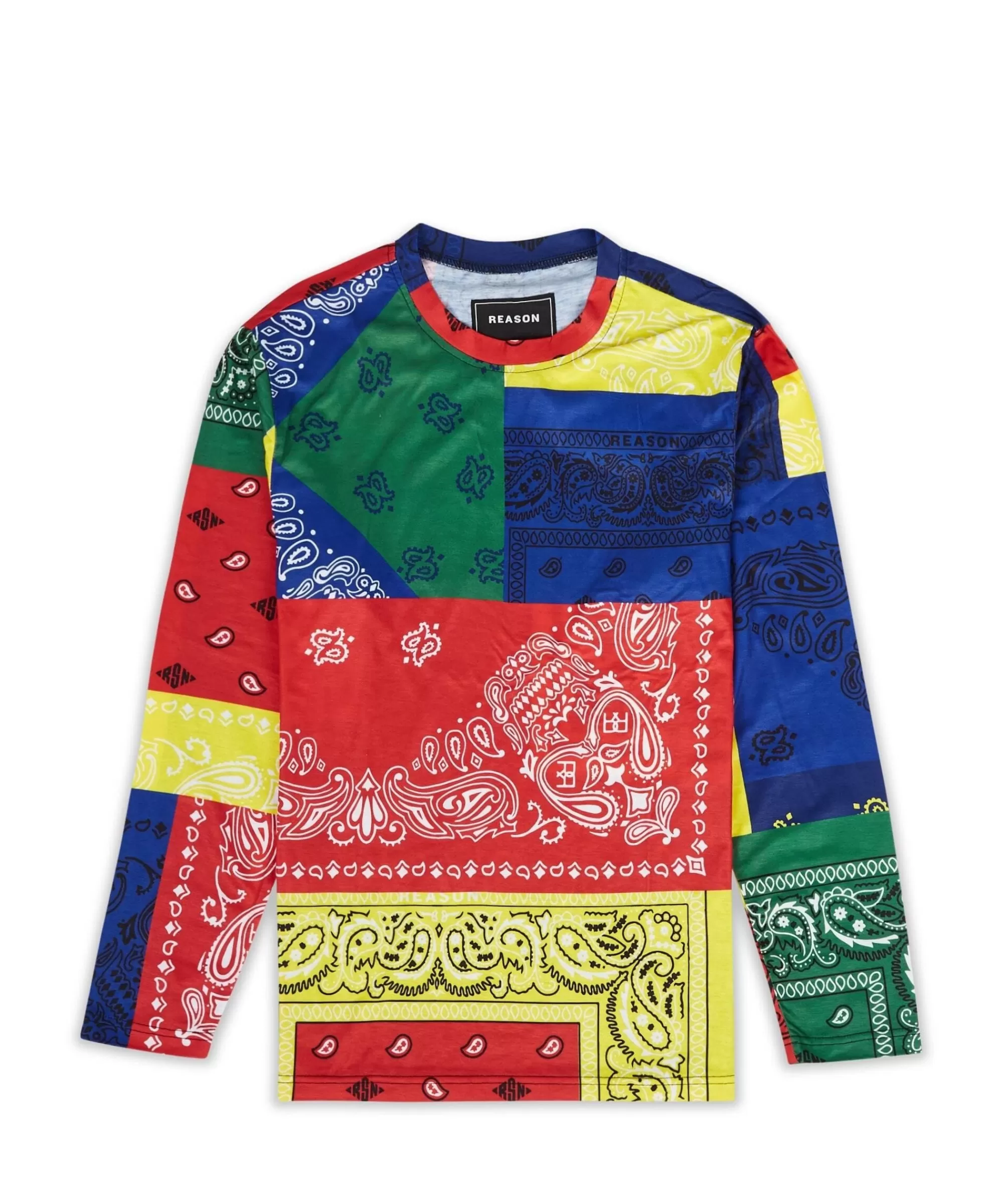 Best Bandana Multi Color Long Sleeve Tee Long Sleeve Tees | Graphic Tees