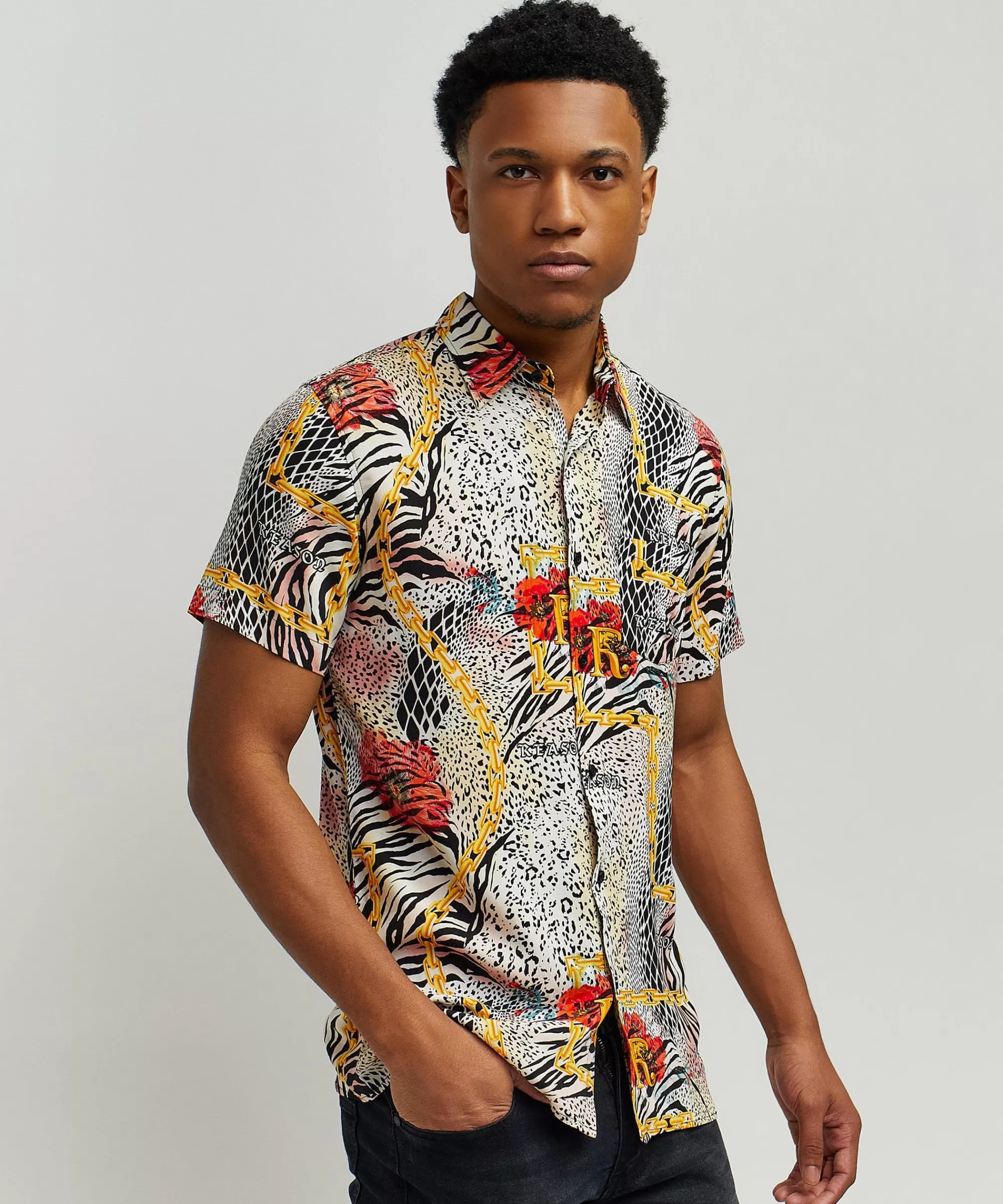 Cheap Born To Be Wild Short Sleeve Shirt Button Downs