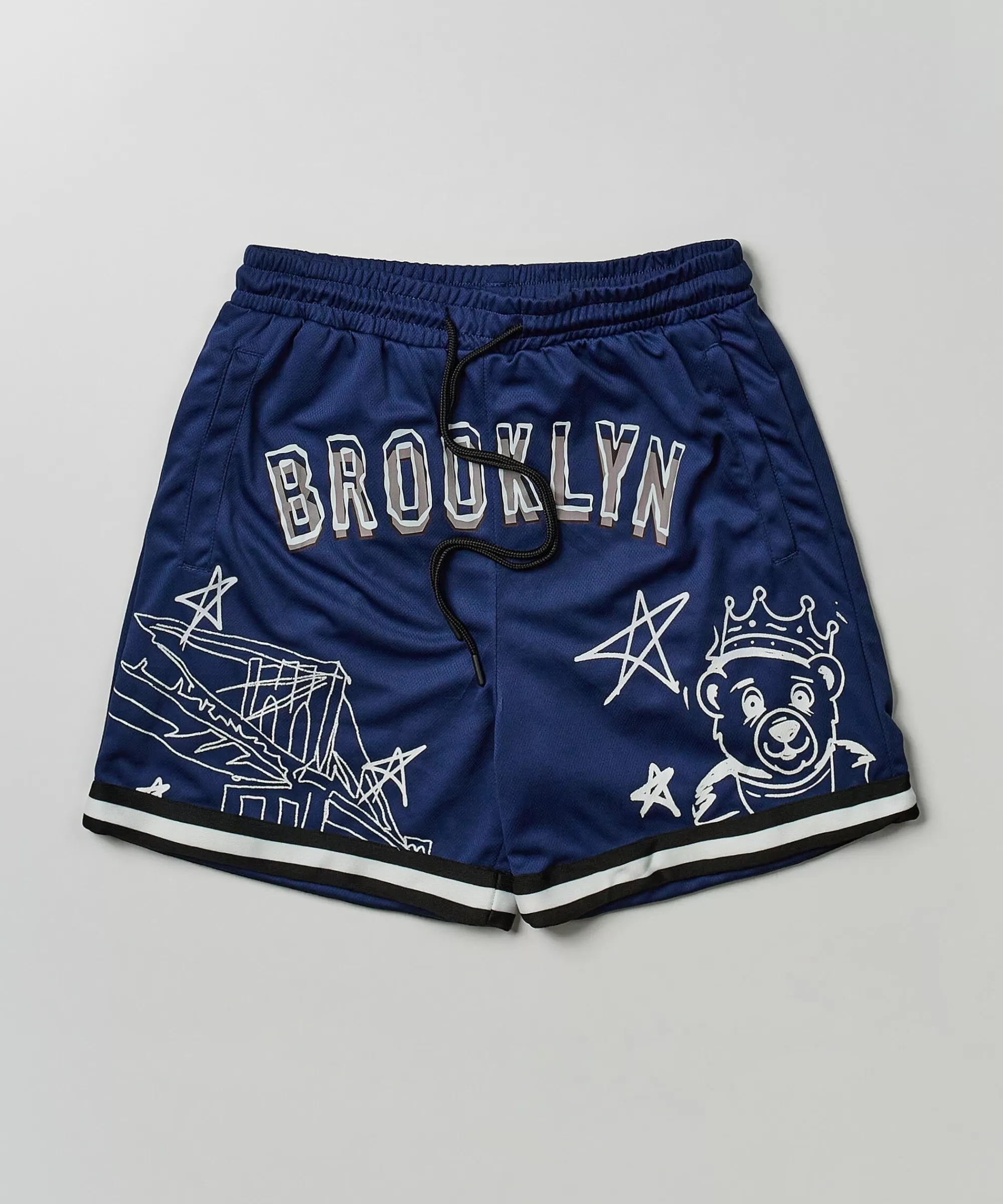 Fashion Brooklyn Mesh Shorts - Navy Shop All Bottoms | Shorts