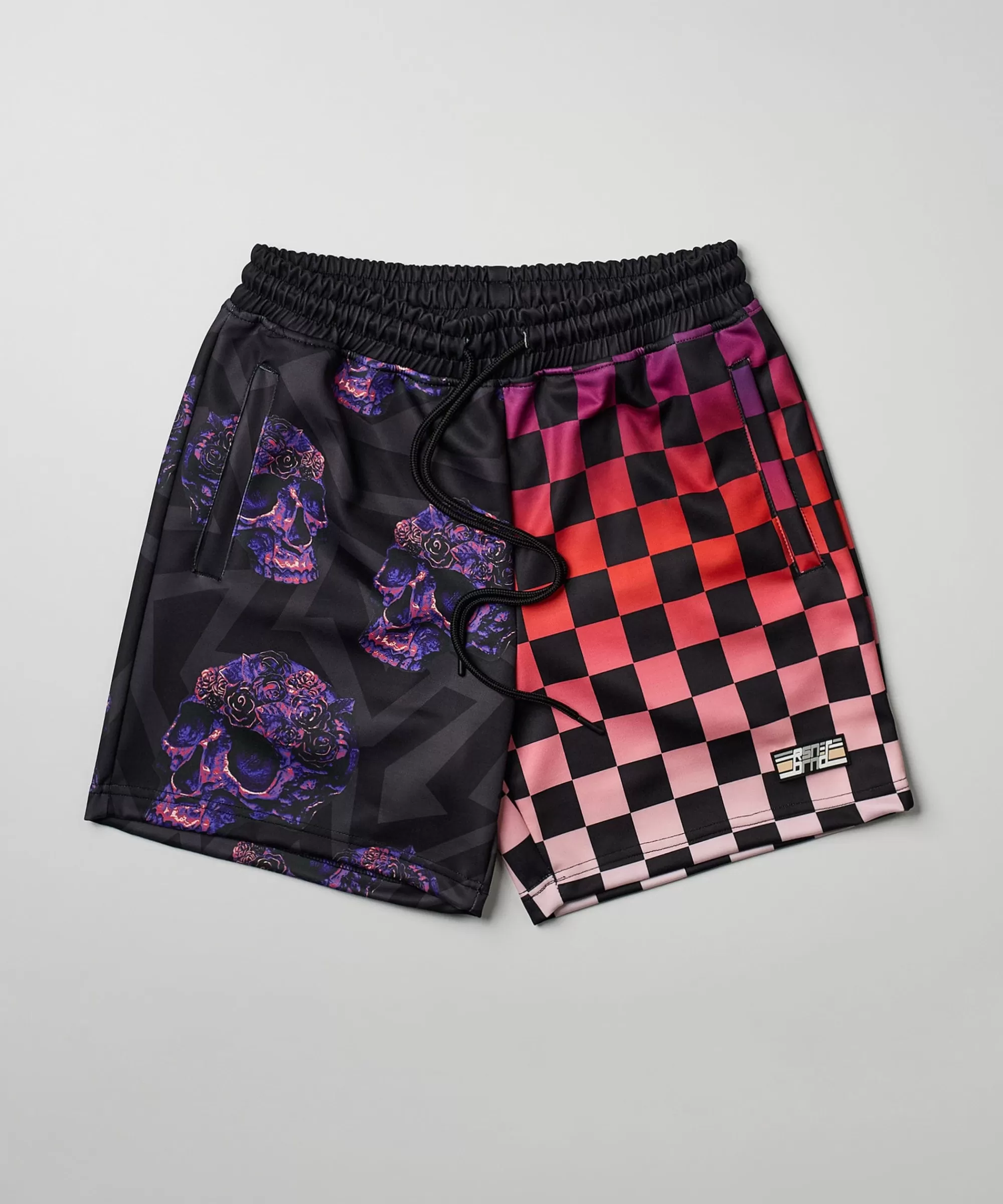 Store Checkers And Skulls Split Shorts Shop All Bottoms | Shorts