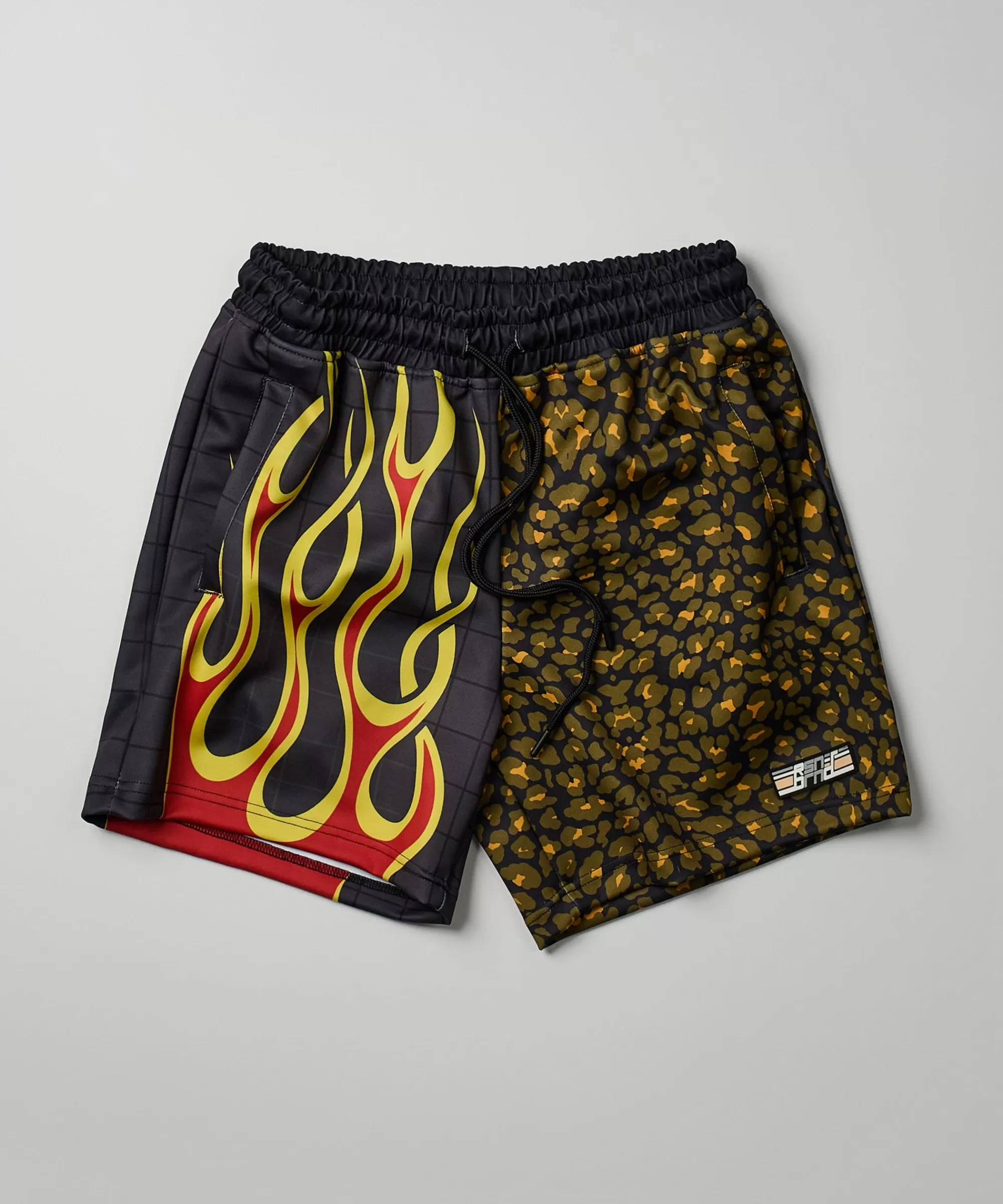 Shop Cheetah And Flames Split Shorts Shop All Bottoms | Shorts