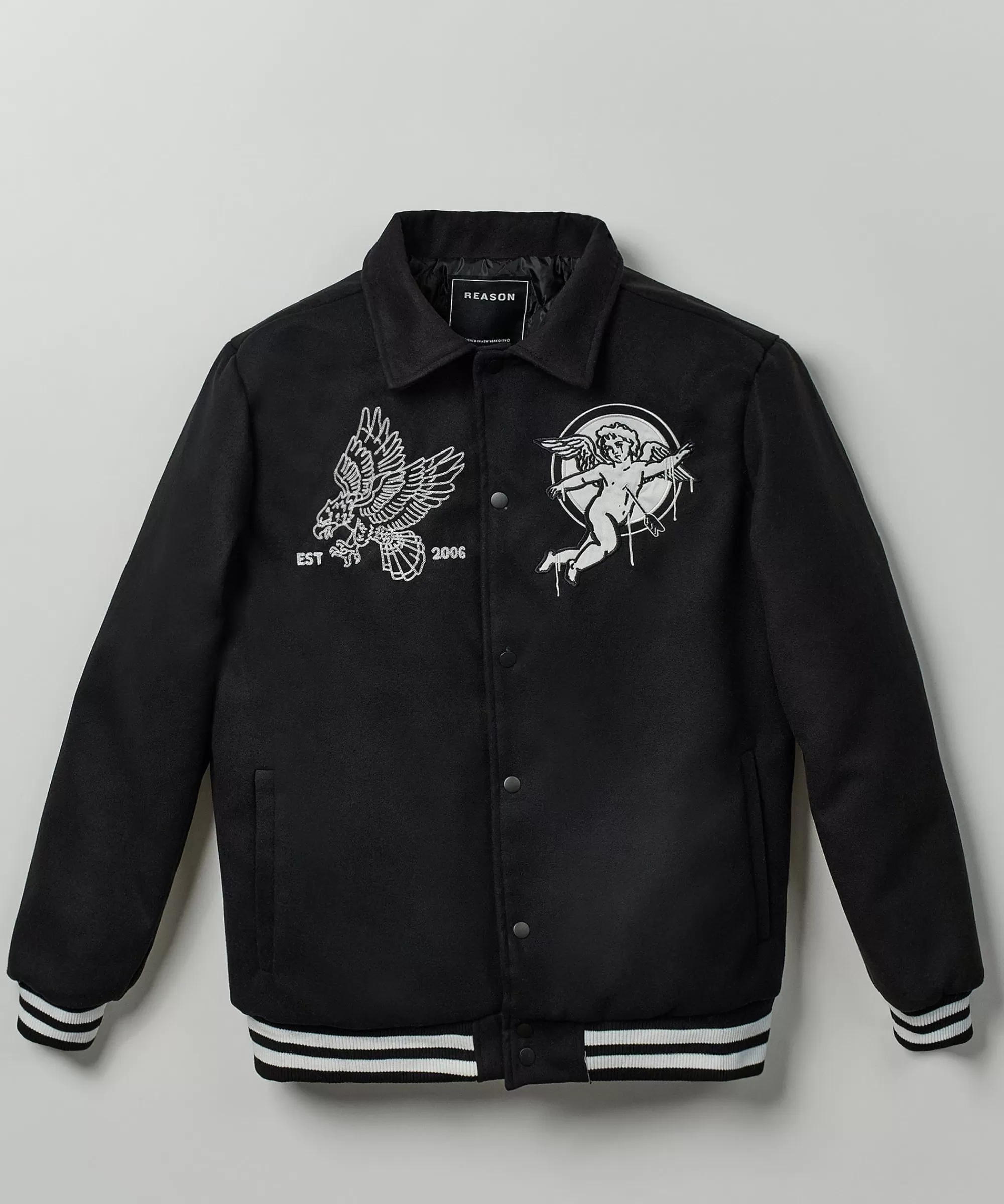 Best Cherub Varsity Jacket - Black Varsity Jackets