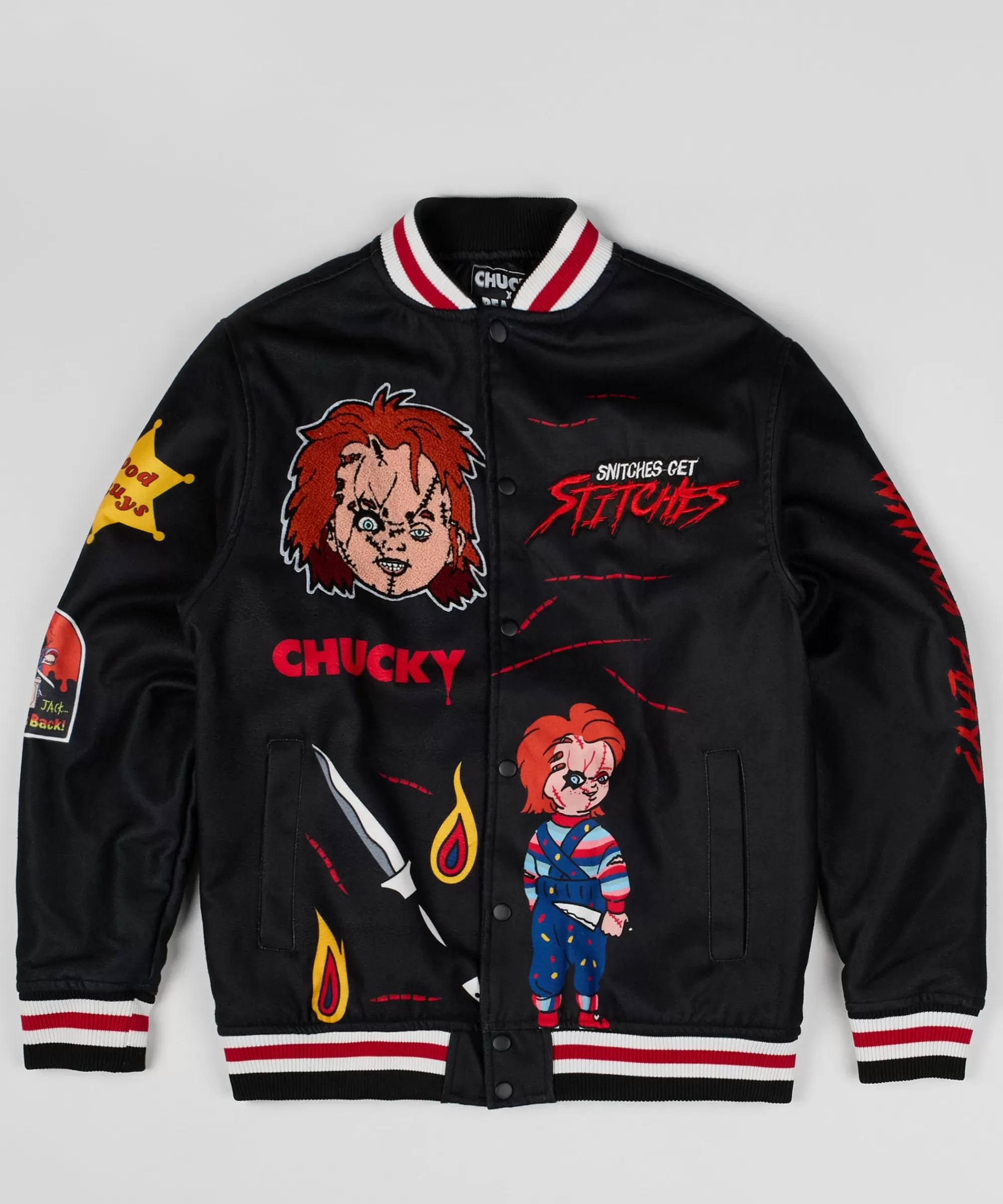 New Chucky Wool Varsity Jacket - Black Varsity Jackets