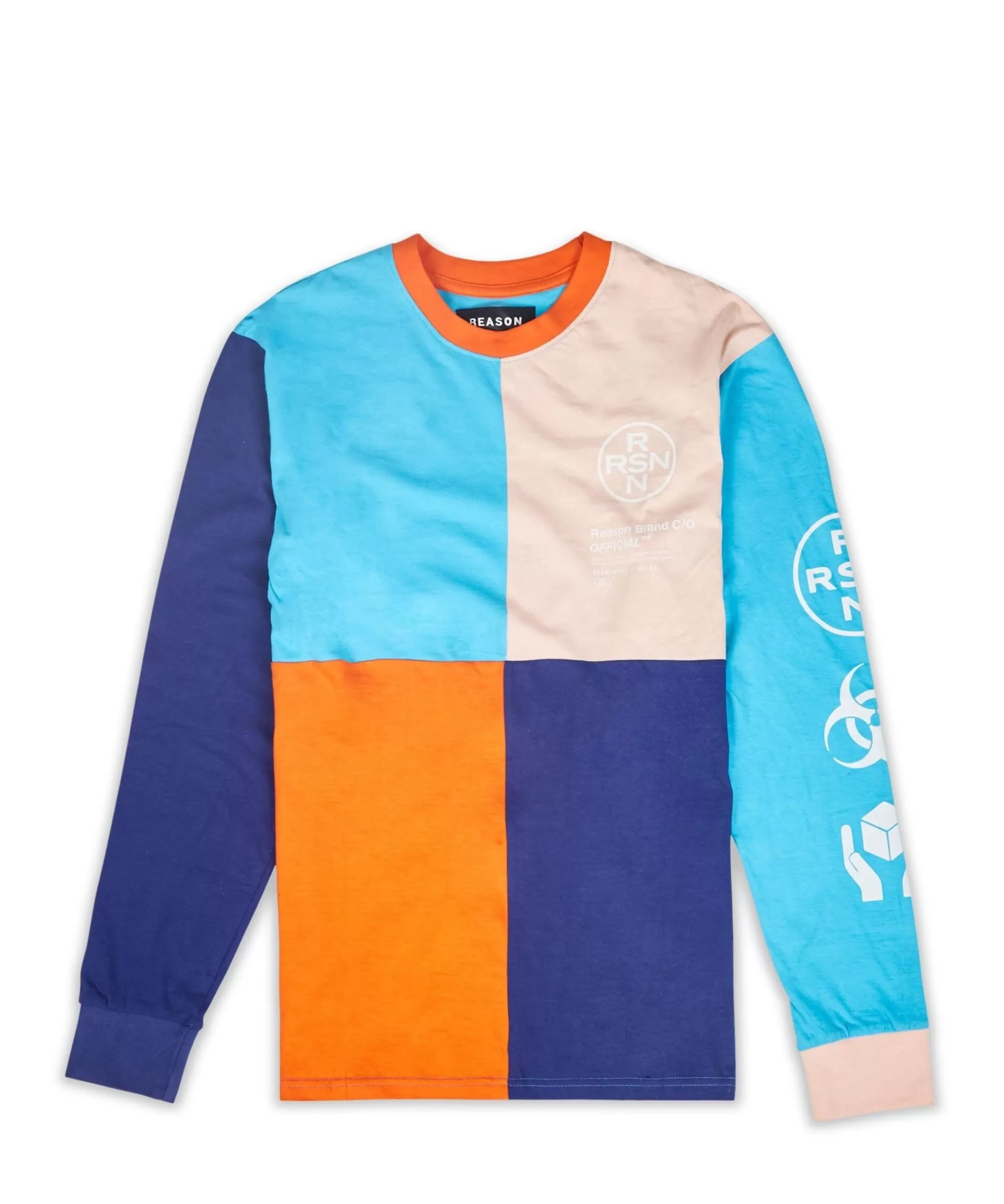 Hot Color Block Long Sleeve Tee Long Sleeve Tees | Graphic Tees