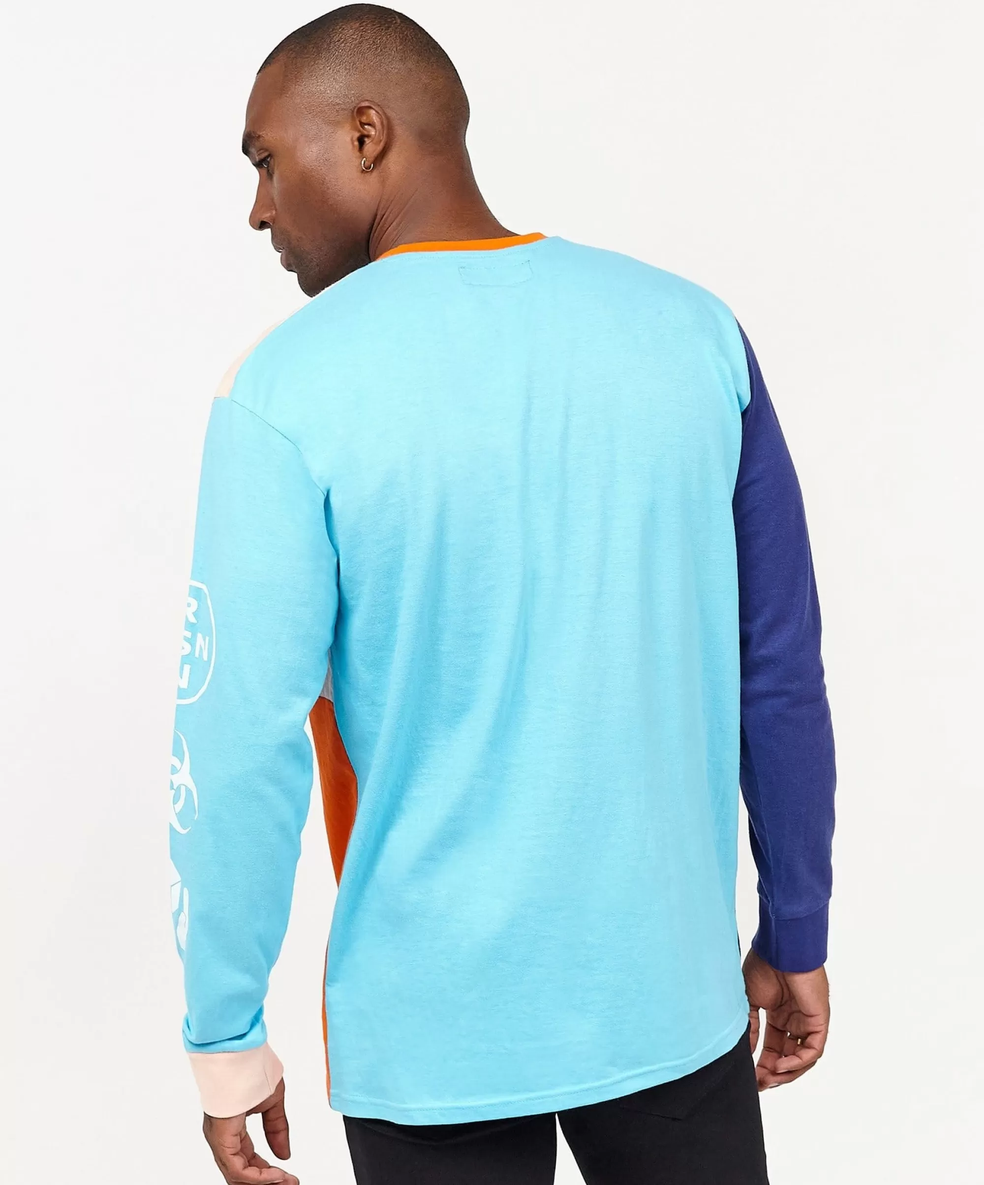 Hot Color Block Long Sleeve Tee Long Sleeve Tees | Graphic Tees