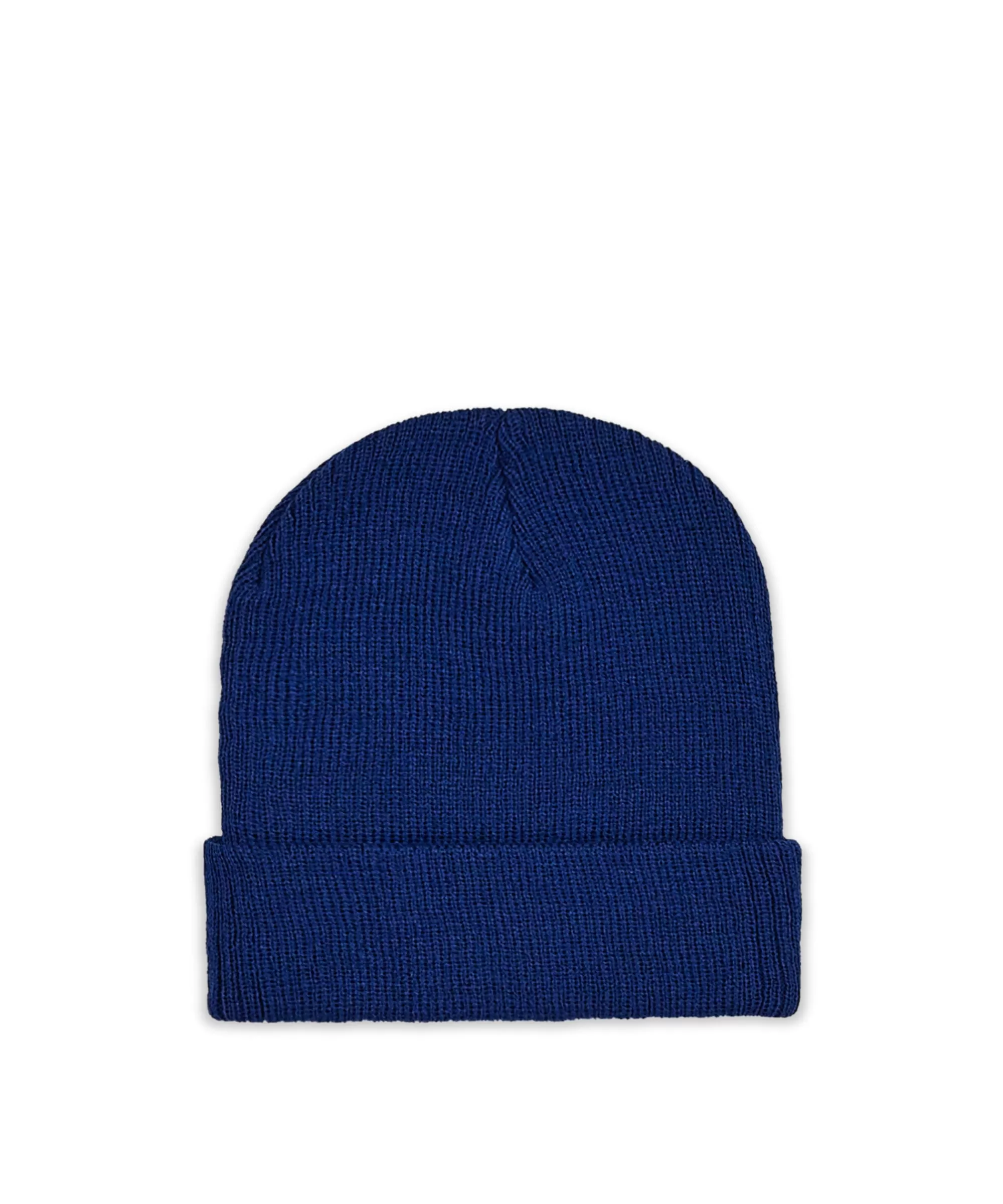 New Cozy Henny Embroidered Patch Beanie - Navy Hats | Beanies