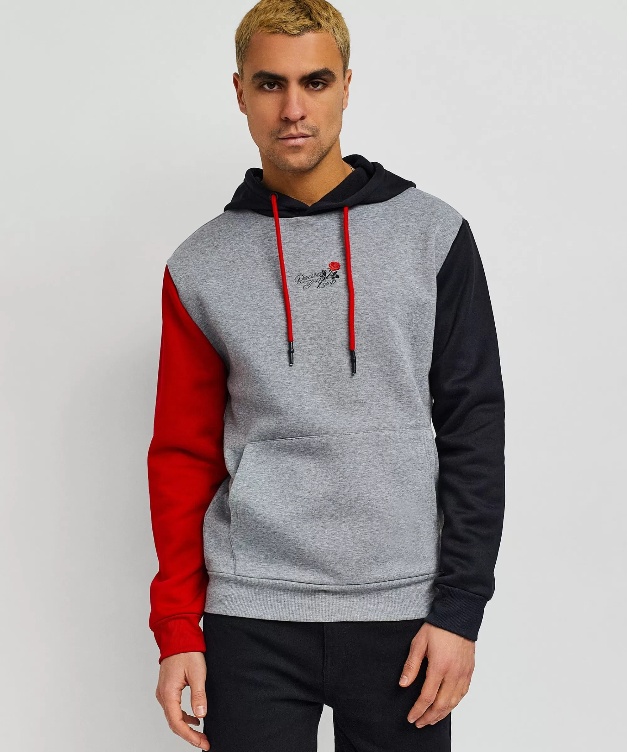 New Cross Block Hoodie - Grey Hoodies | Hoodies