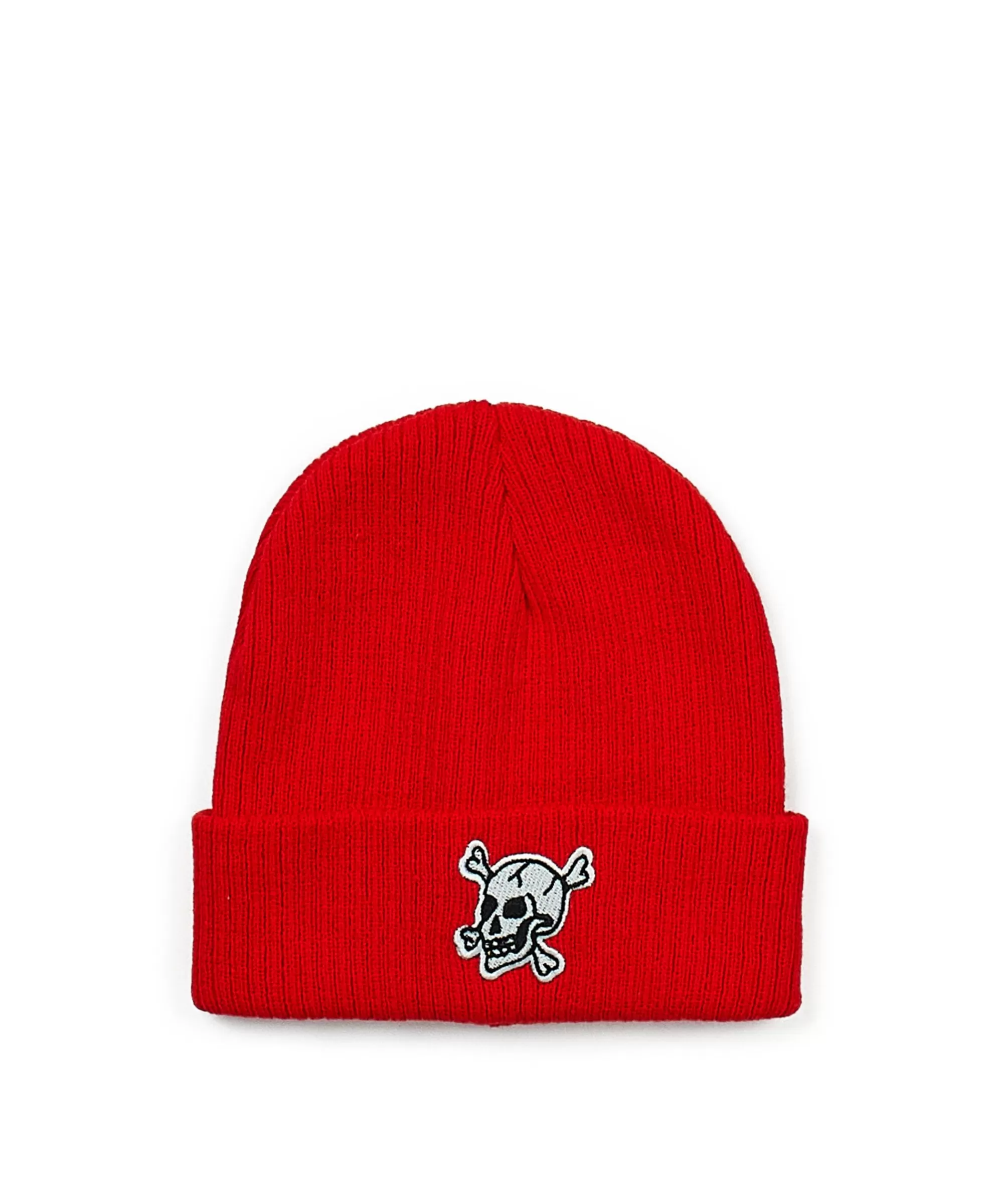 Store Crossbones Beanie - Red Hats | Beanies