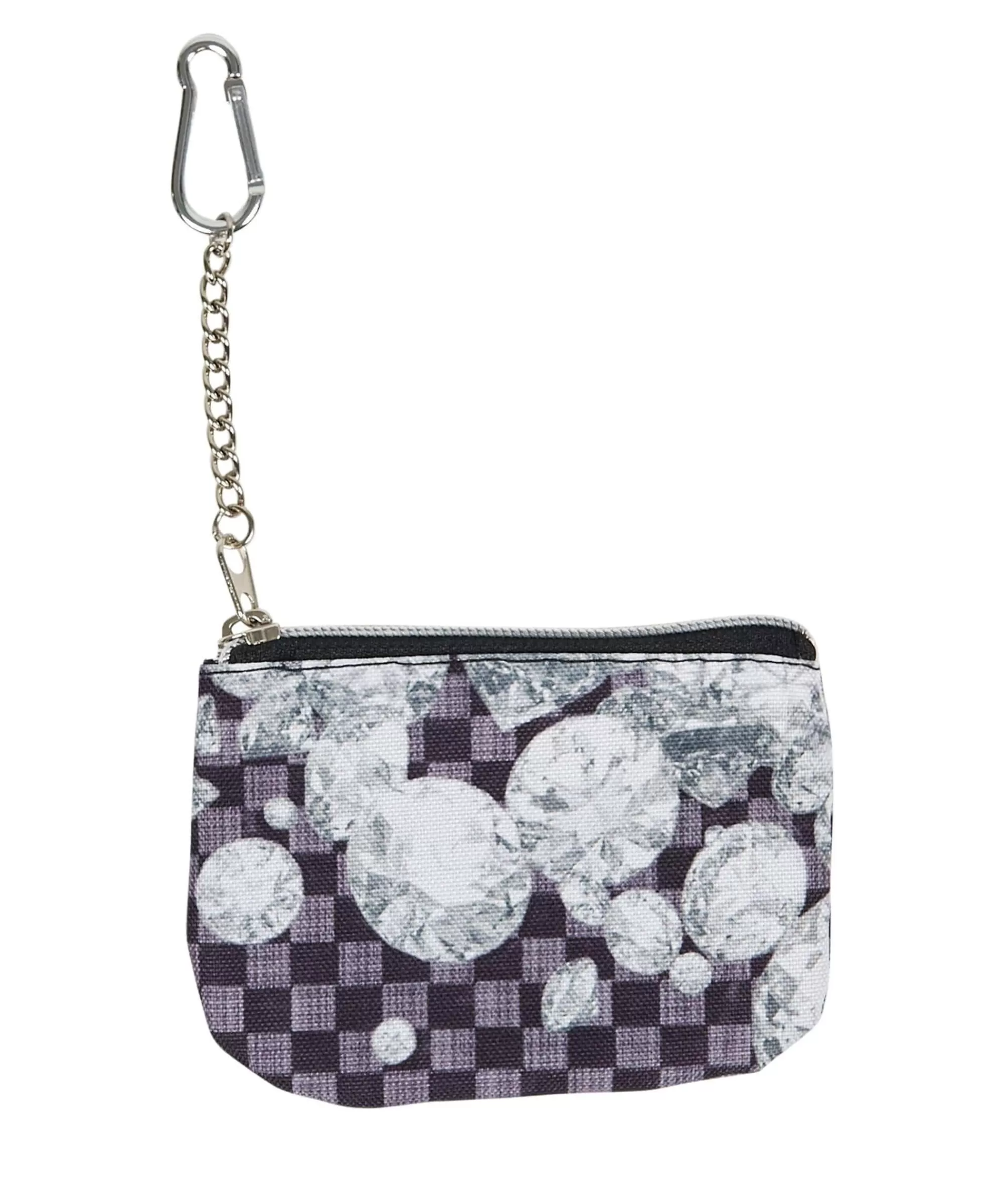 Cheap Diamond Checker Print Coin Pouch Bags