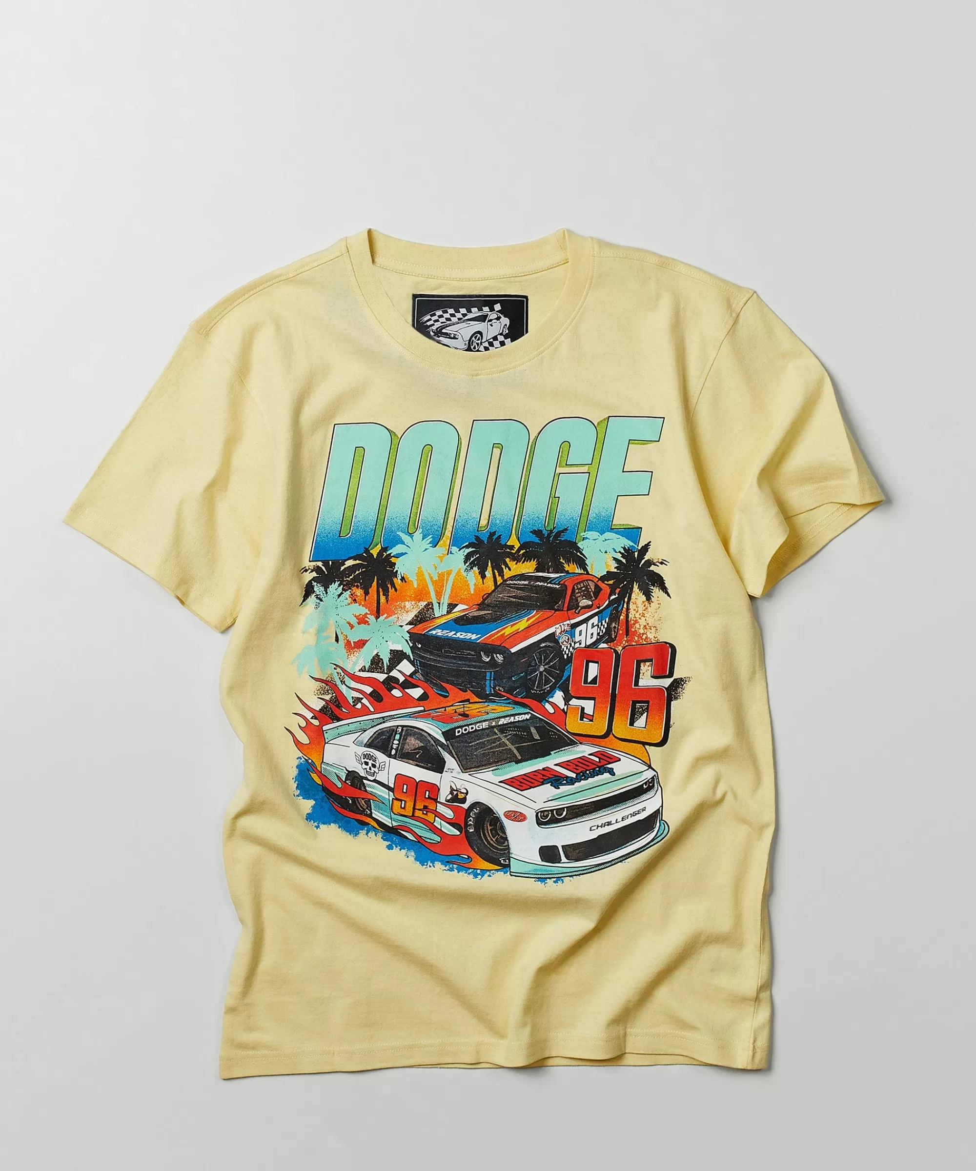 Clearance Dodge '96 Short Sleeve Tee - Tan Graphic Tees