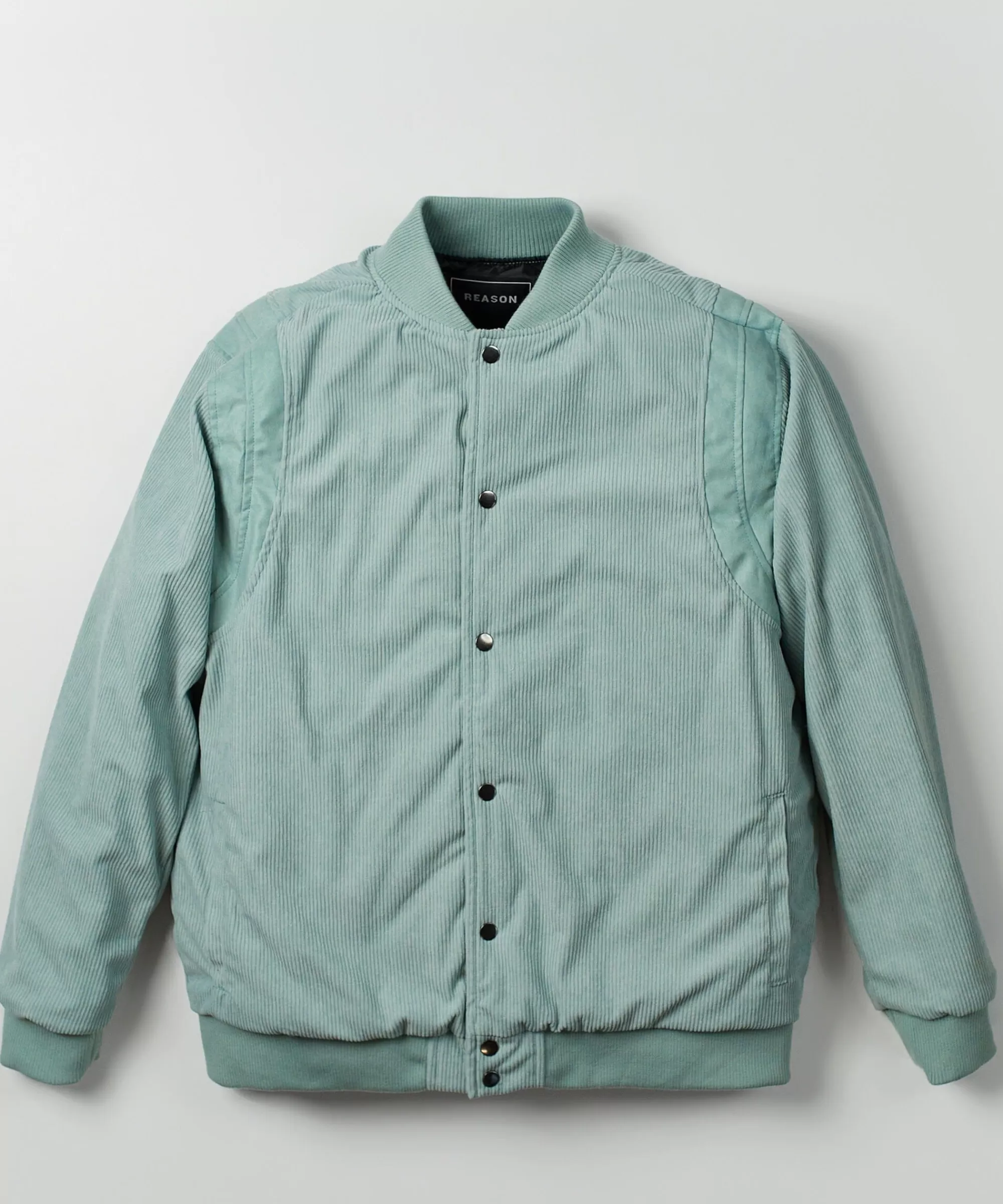 Outlet Elevate Corduroy Jacket - Aqua Bomber Jackets