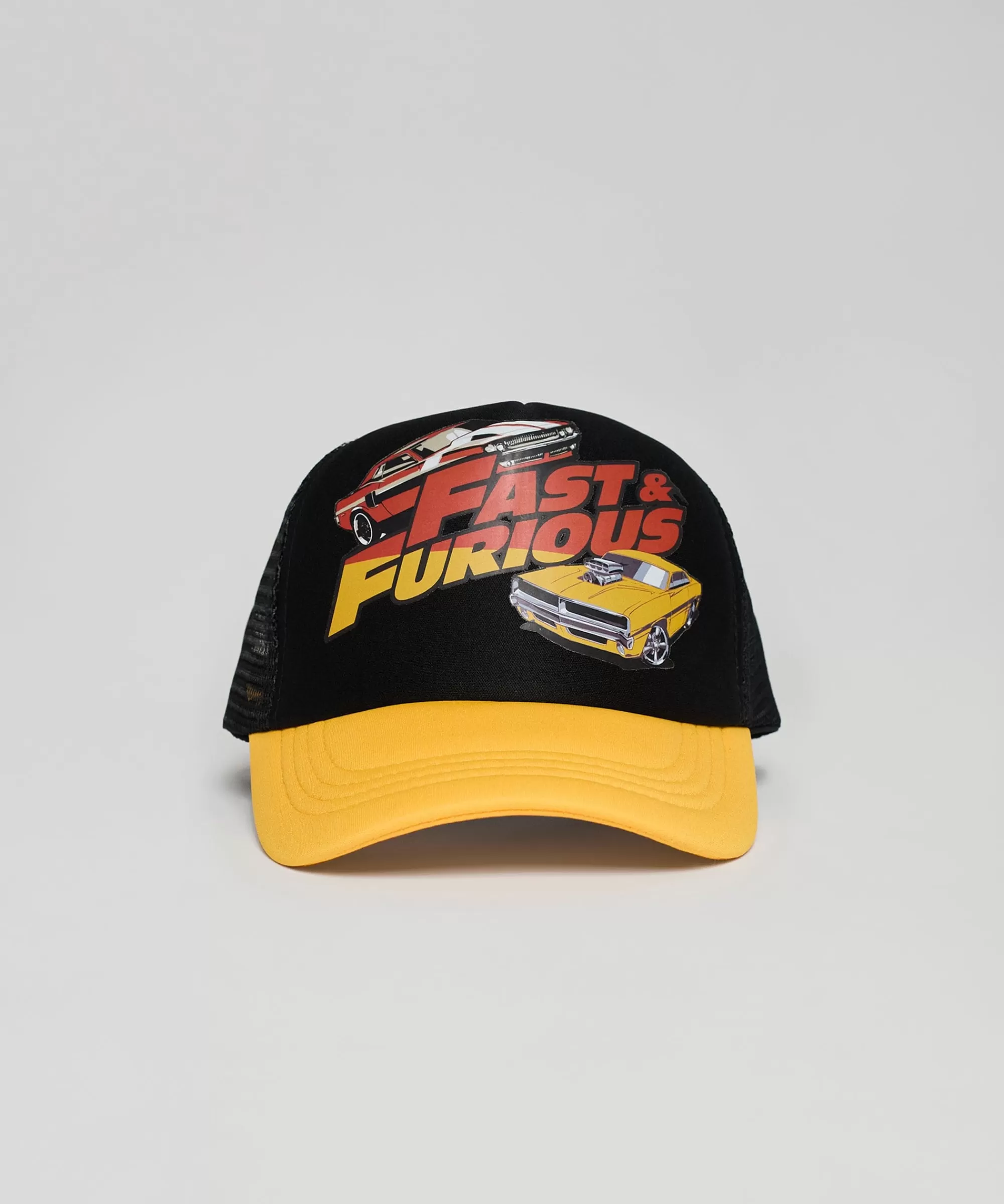 Outlet Fast & Furious Print Trucker Hat - Black Hats