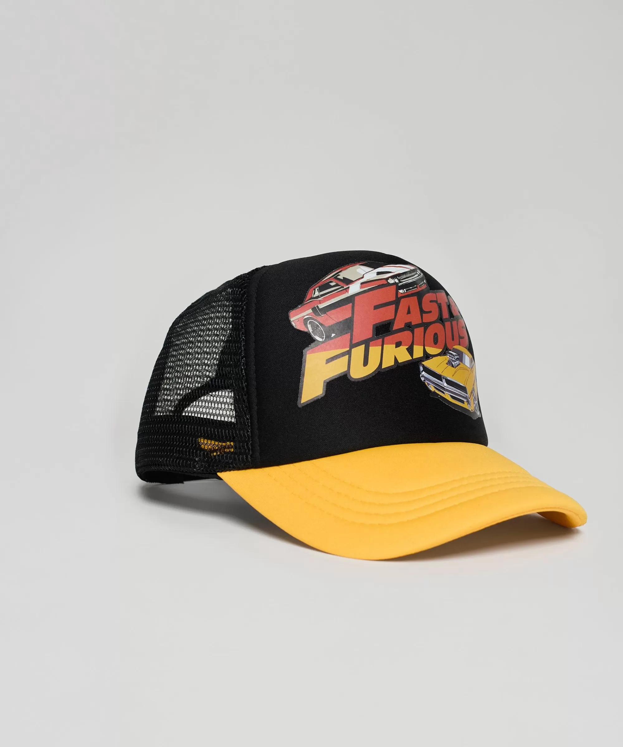 Outlet Fast & Furious Print Trucker Hat - Black Hats