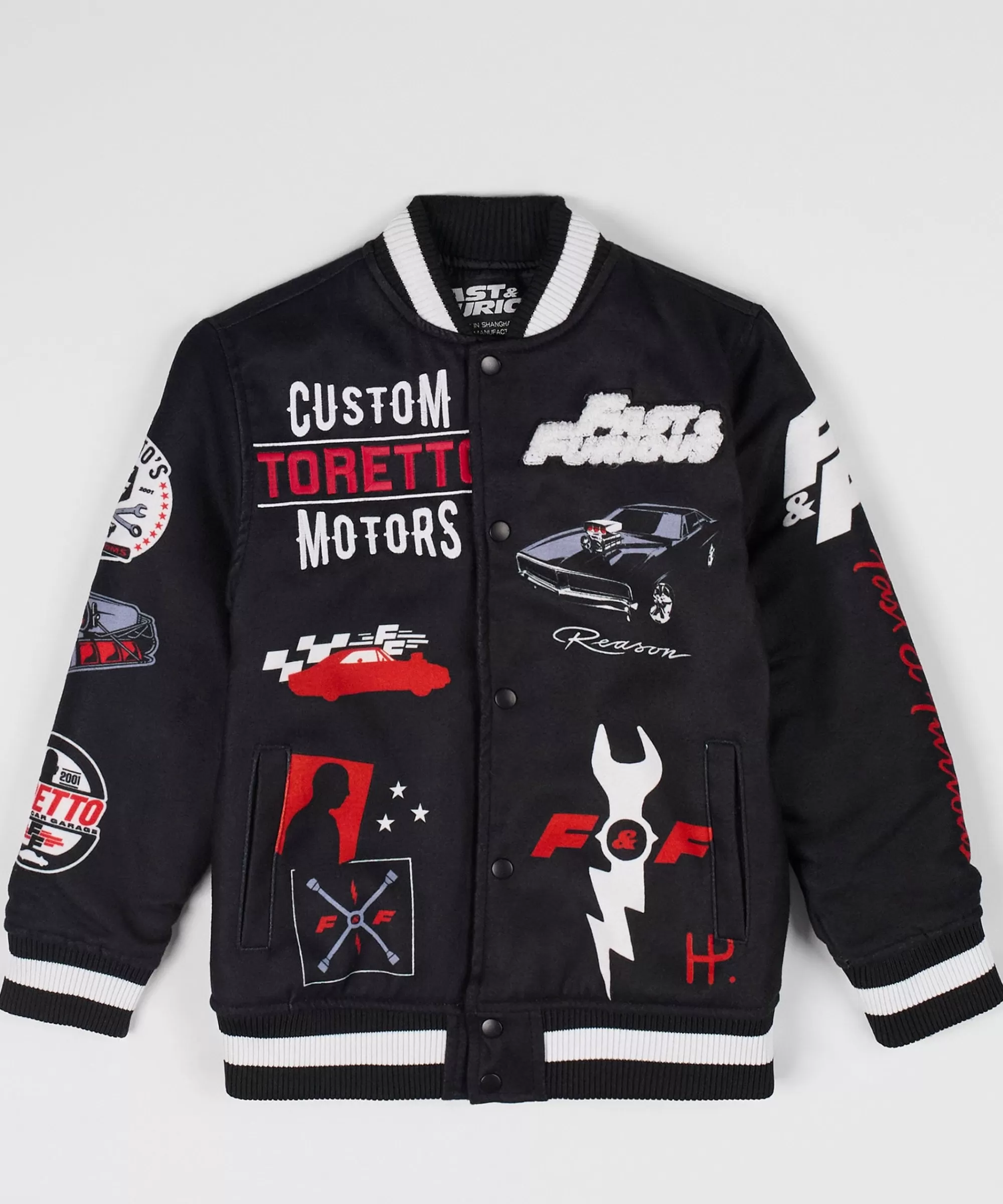 Best Fast & Furious Wool Varsity Jacket - Black Varsity Jackets