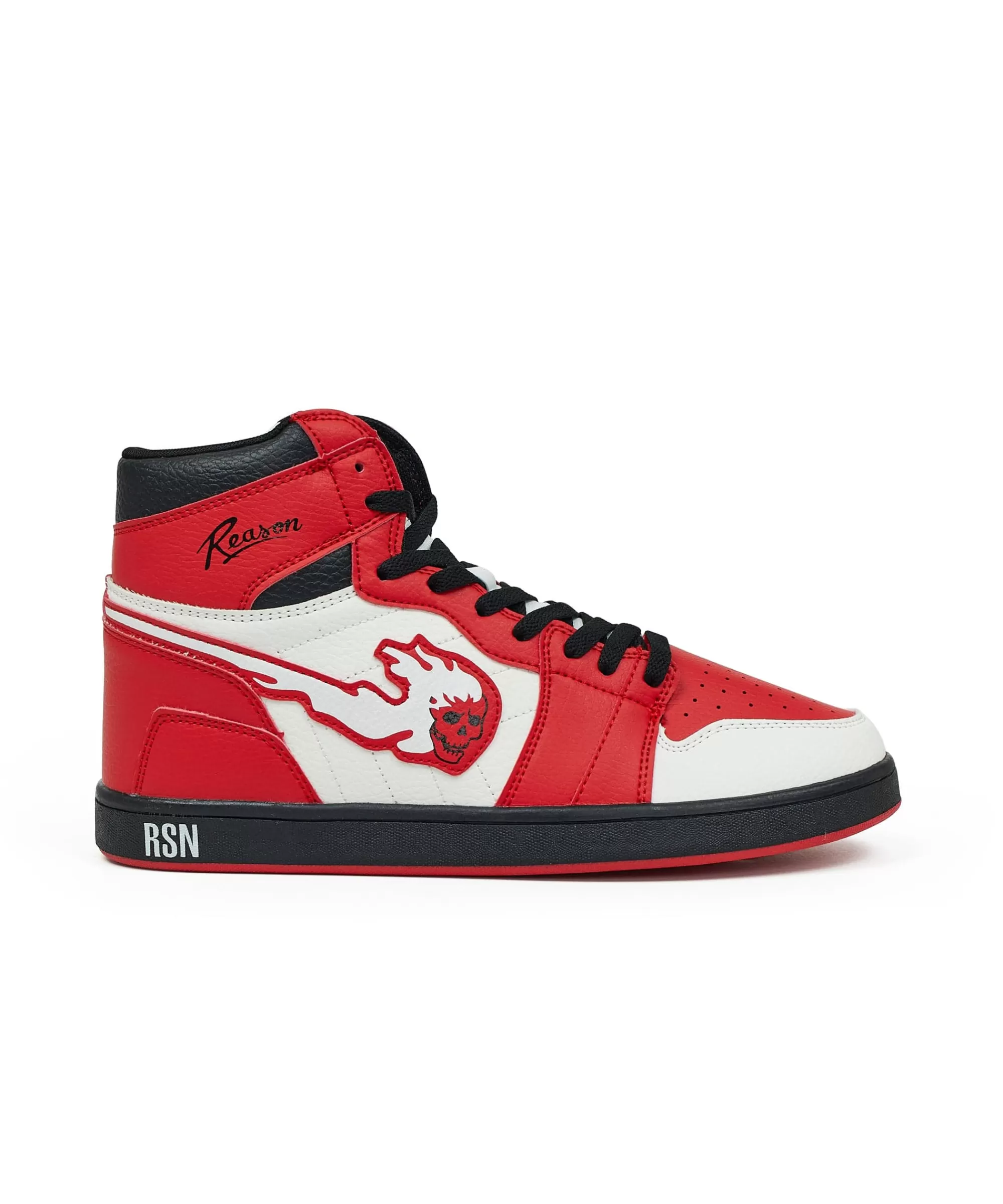 Cheap Flaming Skull Sneakers - Red Sneakers