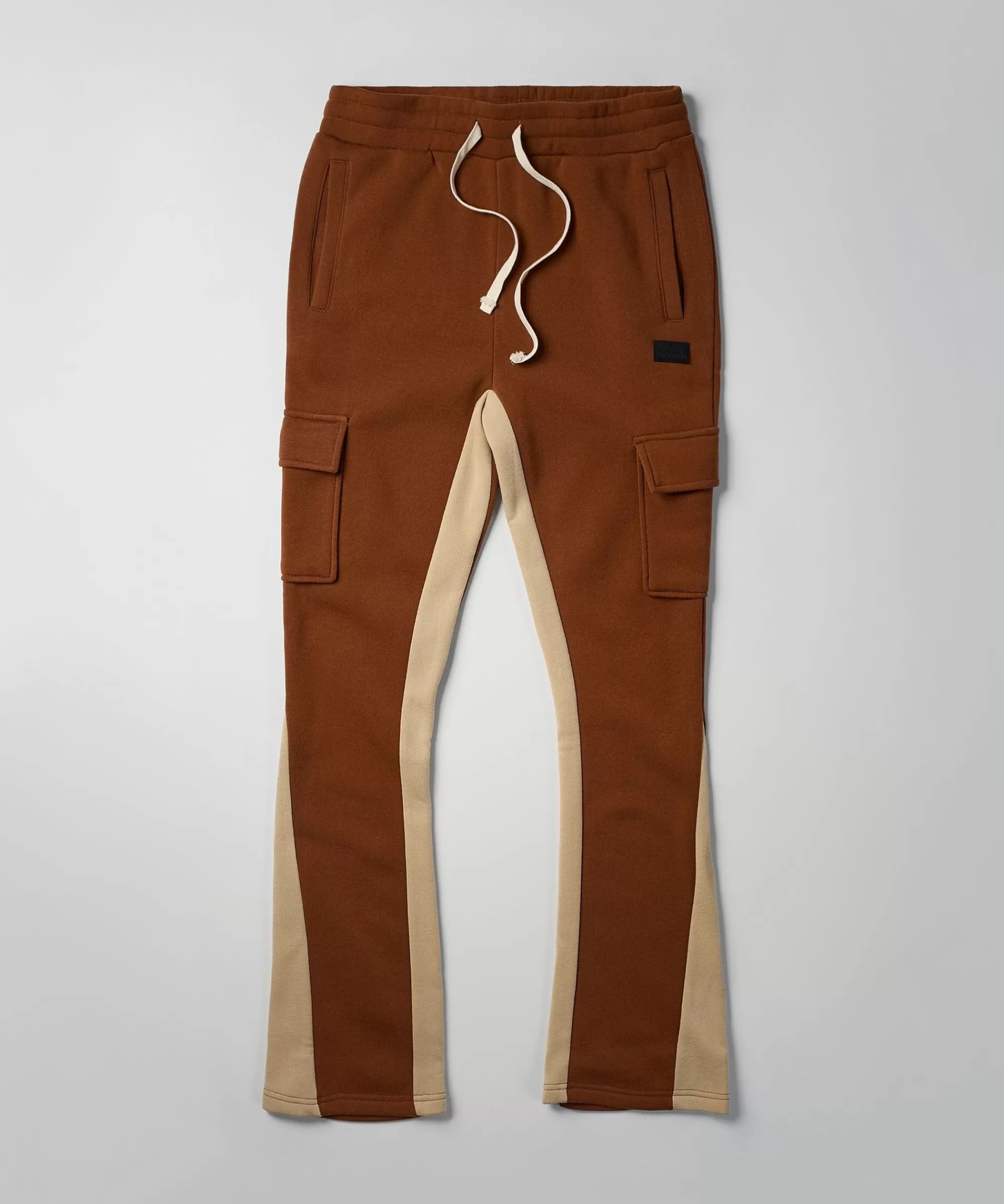 Outlet Flare Fleece Sweatpants - Brown Sweatpants