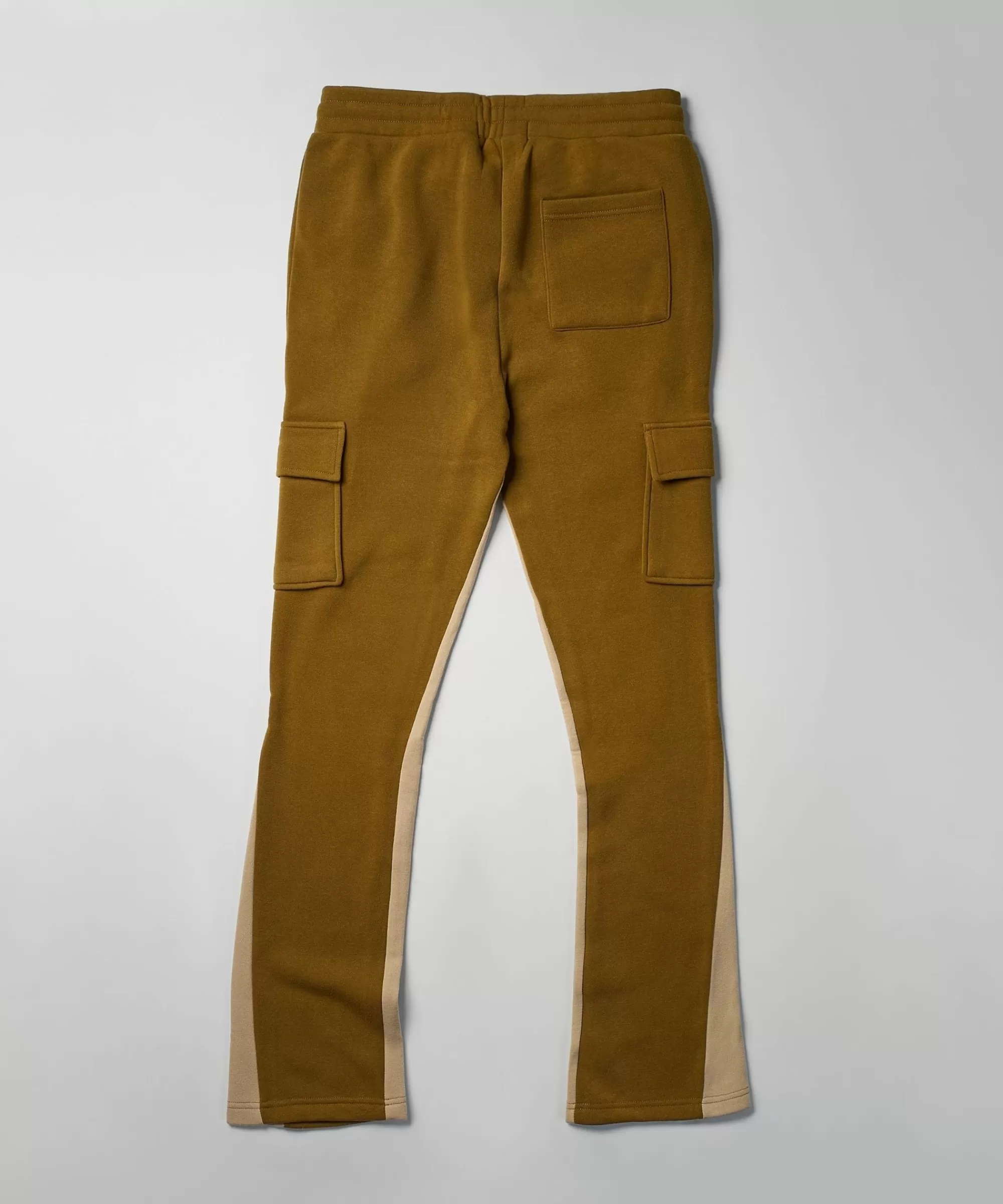 Discount Flare Fleece Sweatpants - Khaki Sweatpants