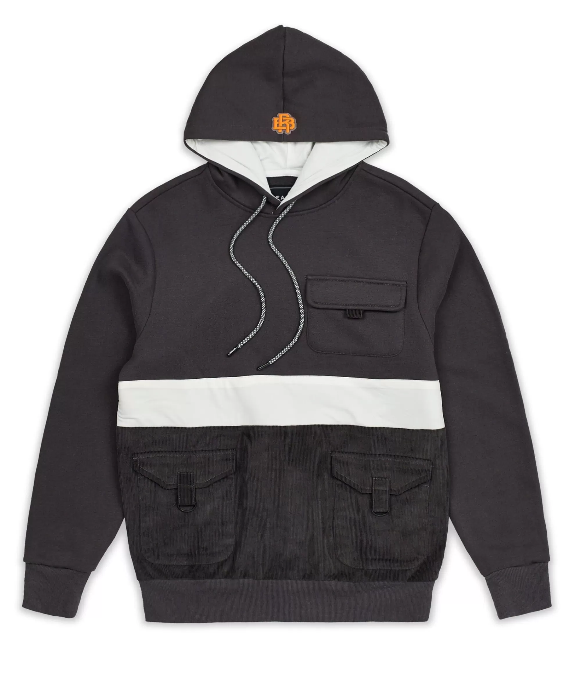 Cheap Flora White Stripe Hoodie - Black Hoodies | Hoodies