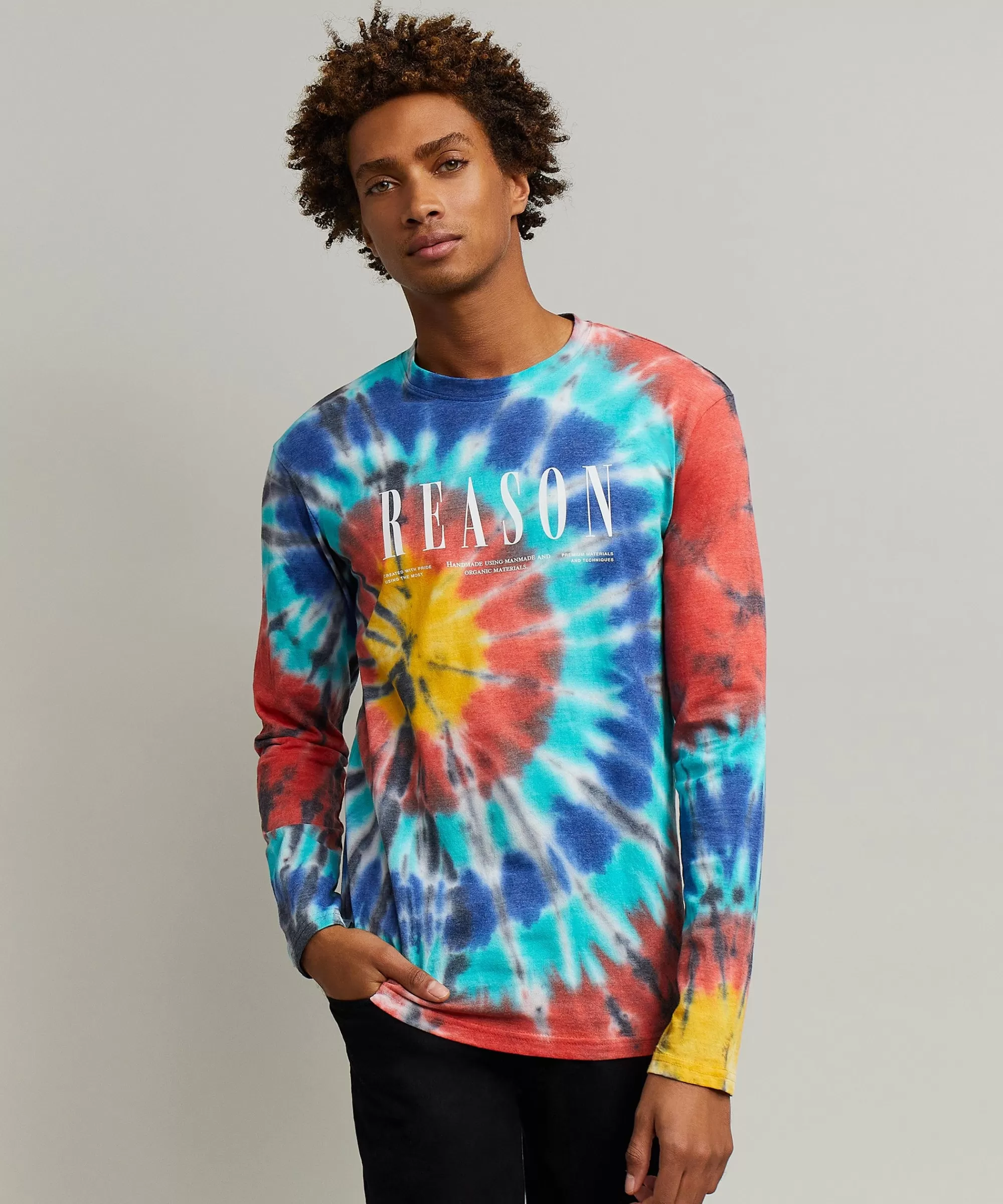 Online Freedom Tie Dye Long Sleeve Logo Tee Long Sleeve Tees | Graphic Tees