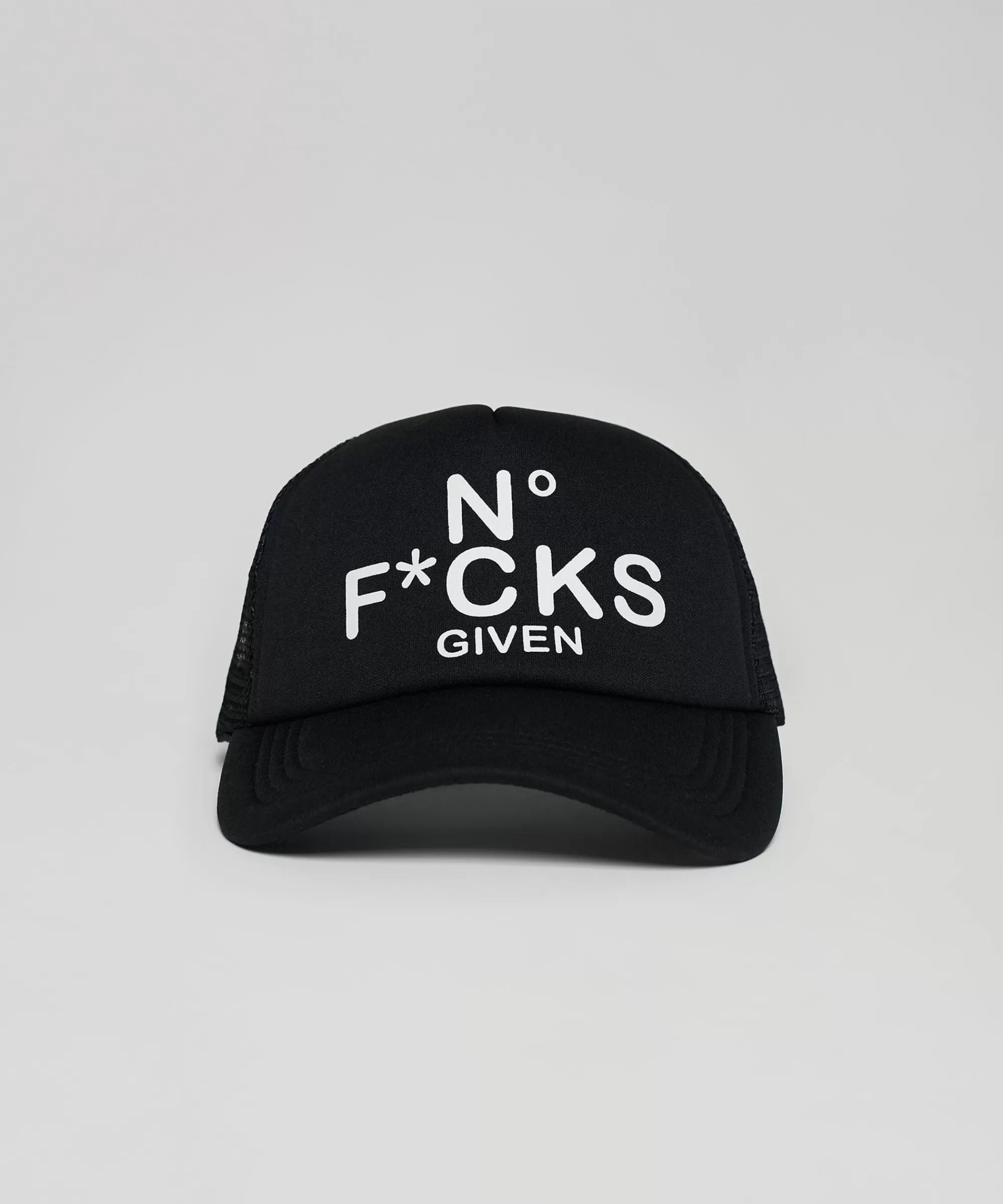 Discount Given Print Trucker Hat - Black Hats