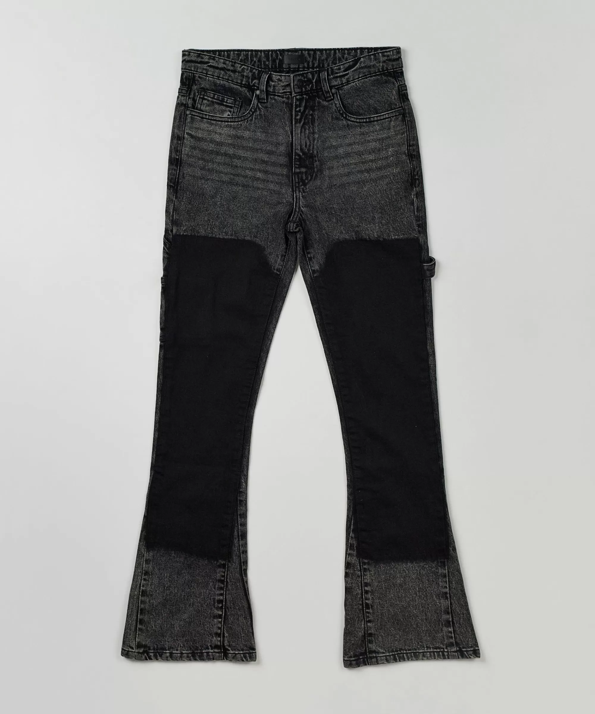 Best Sale Greater Fifth Carpenter Flare Denim Jeans - Charcoal Denim Jeans | Shop All Bottoms