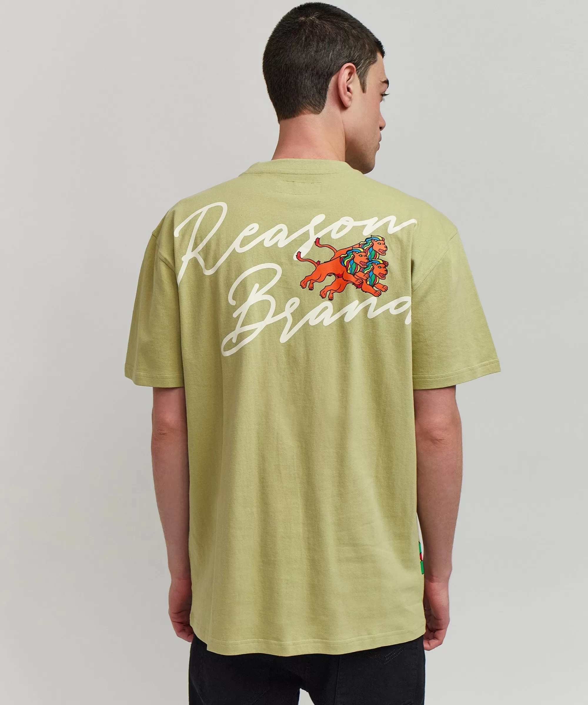 Hot Heart Broken Short Sleeve Tee - Olive Green Graphic Tees