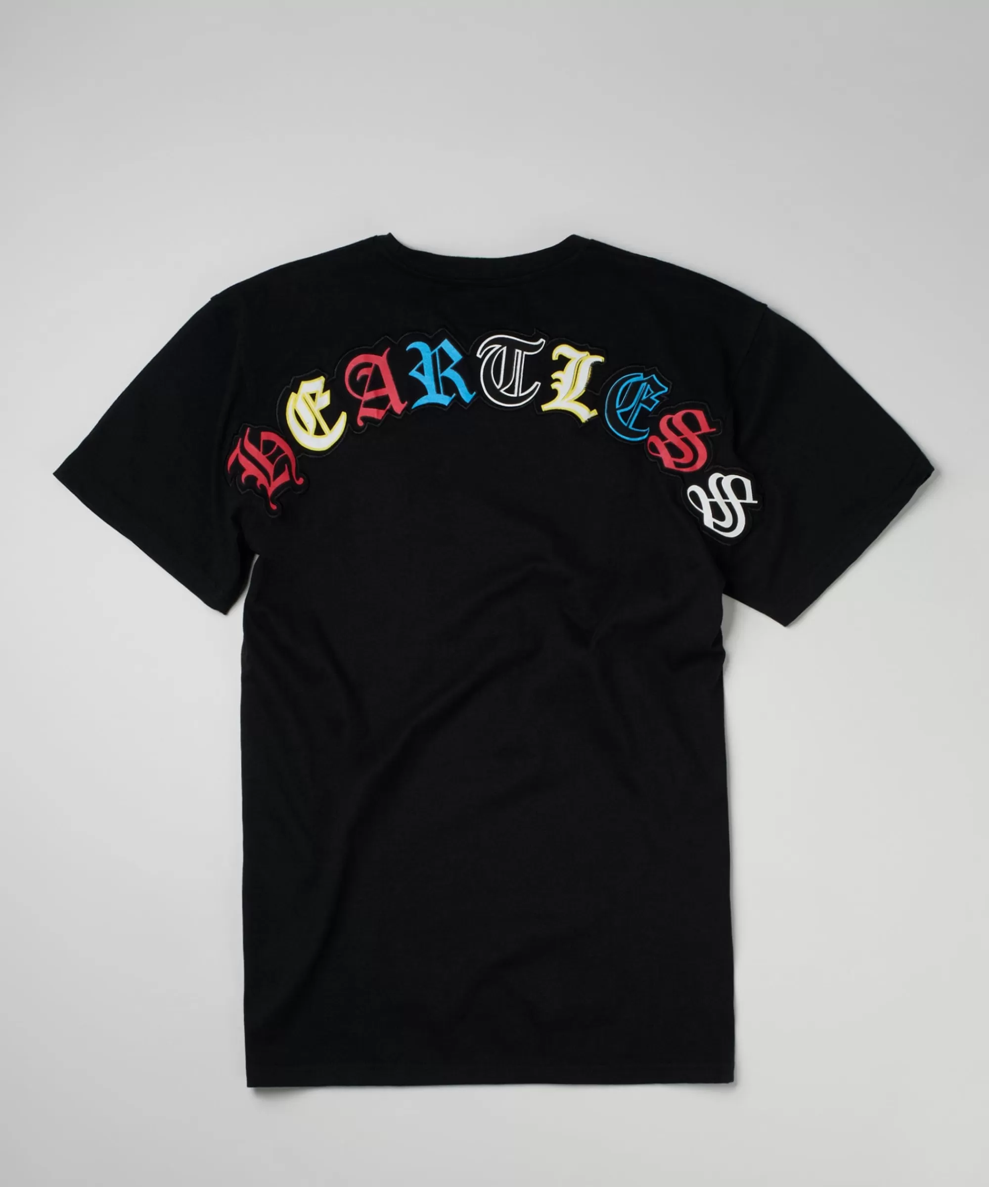 Discount Heartless Embroidered Short Sleeve Tee - Black Graphic Tees