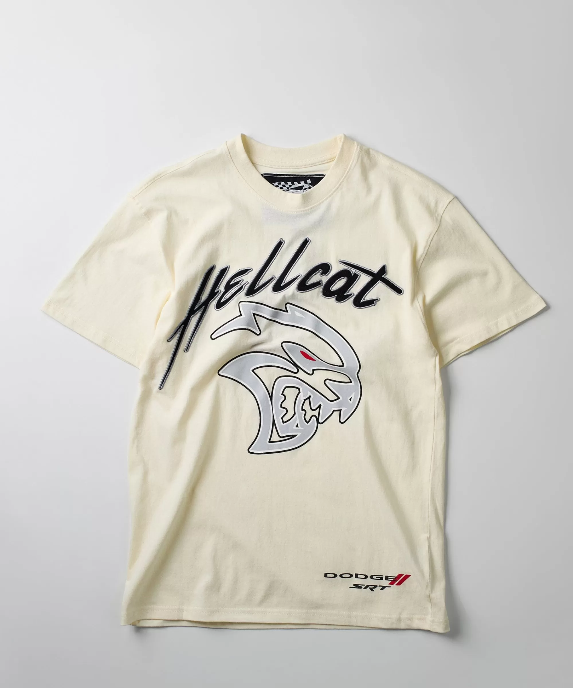 Best Sale Hellcat Embroidered Short Sleeve Tee - Off White Graphic Tees