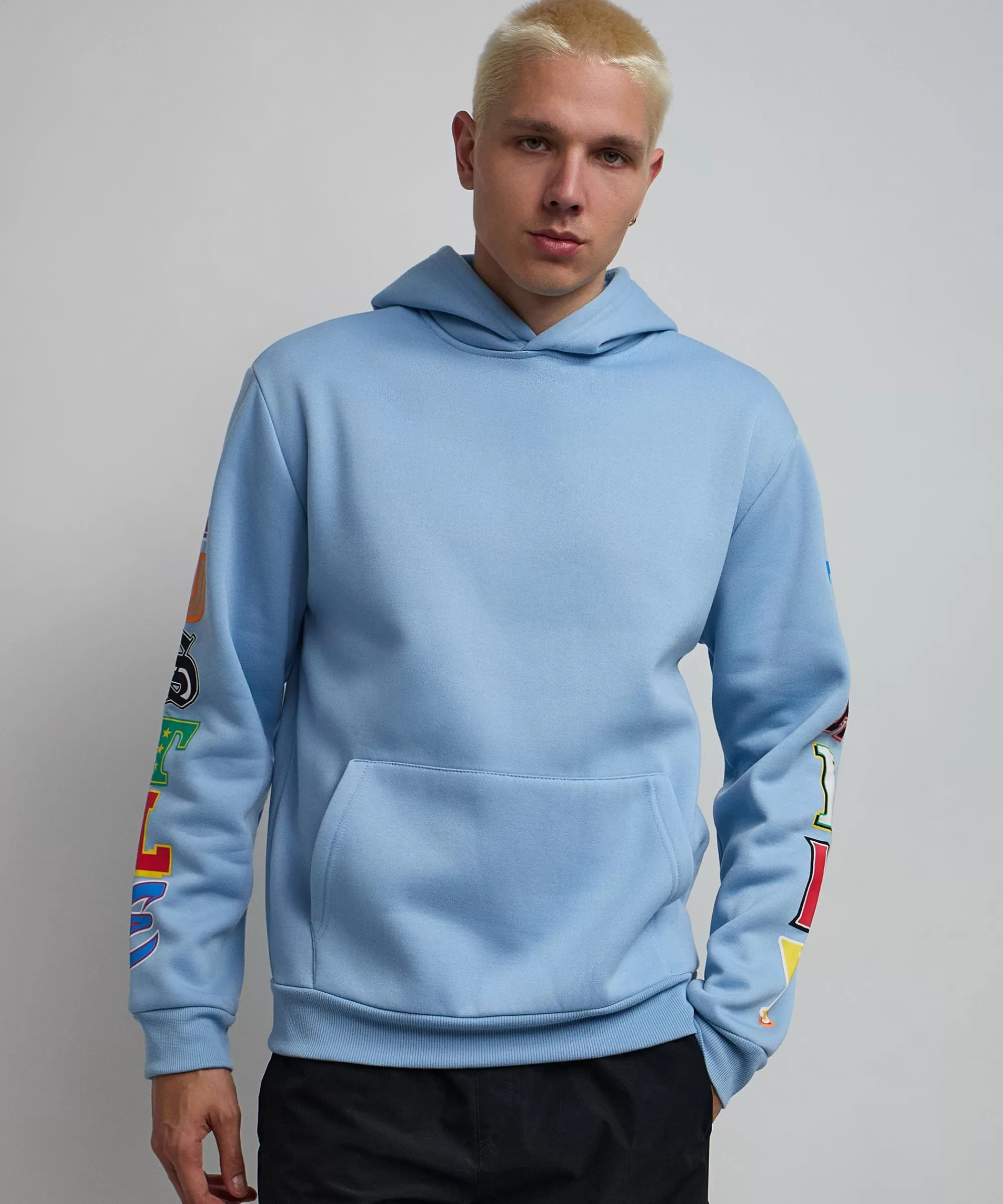 Store Hustle Daily Hoodie - Light Blue Hoodies | Hoodies