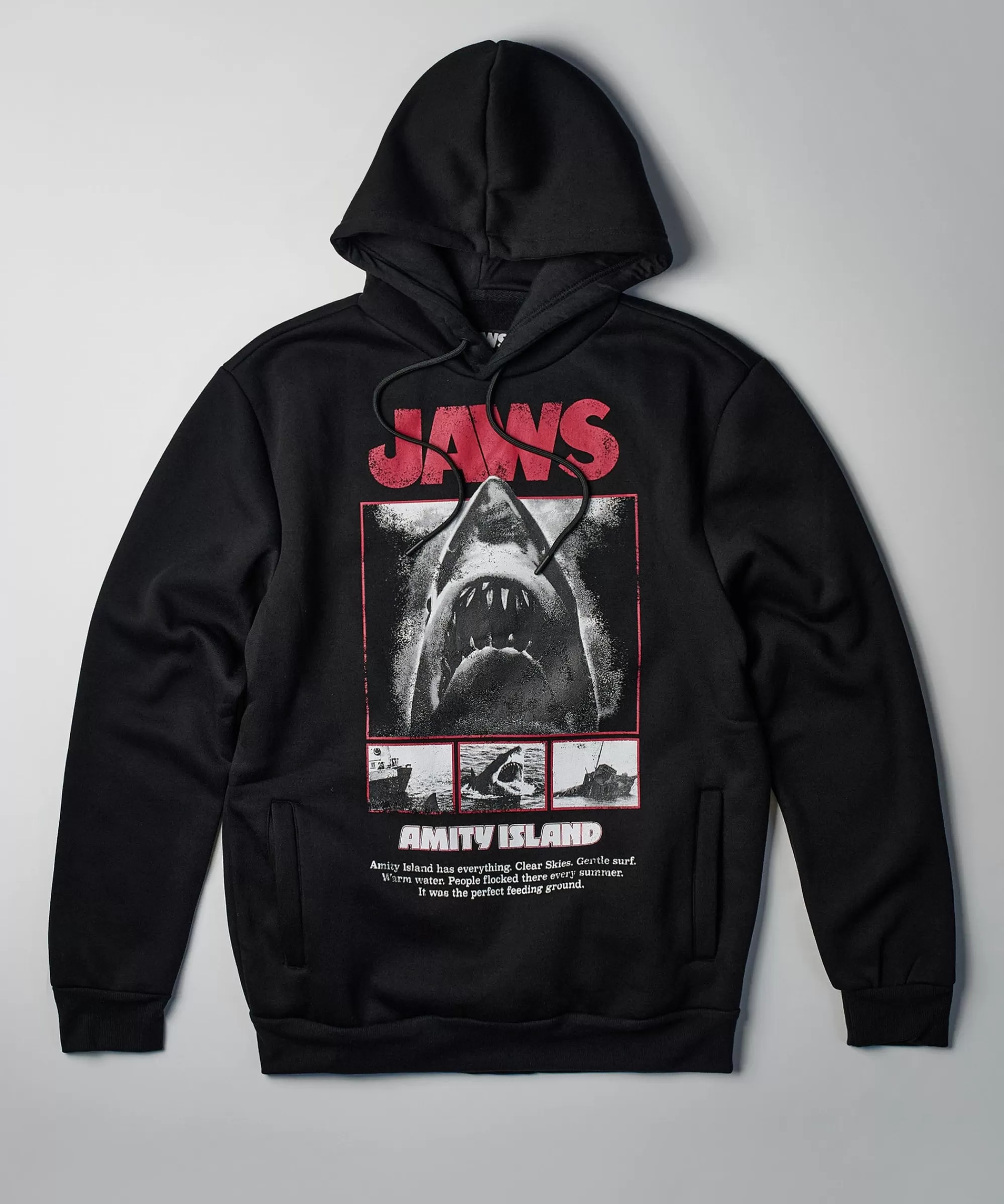 Outlet Jaws Amity Island Hoodie - Black Hoodies | Hoodies