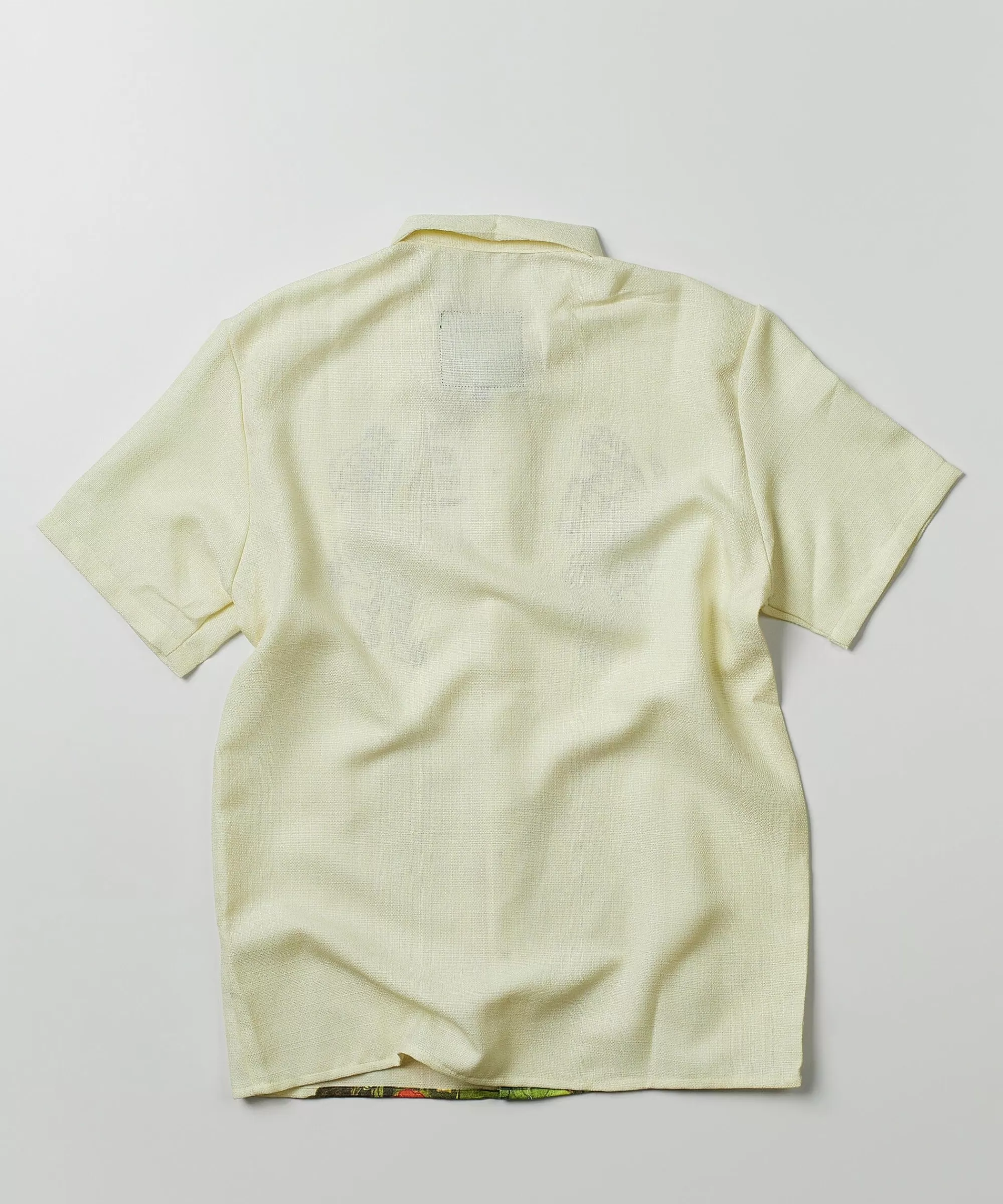 Discount Kamikaze Linen Texture Button Down Short Sleeve Shirt - Tan Button Downs