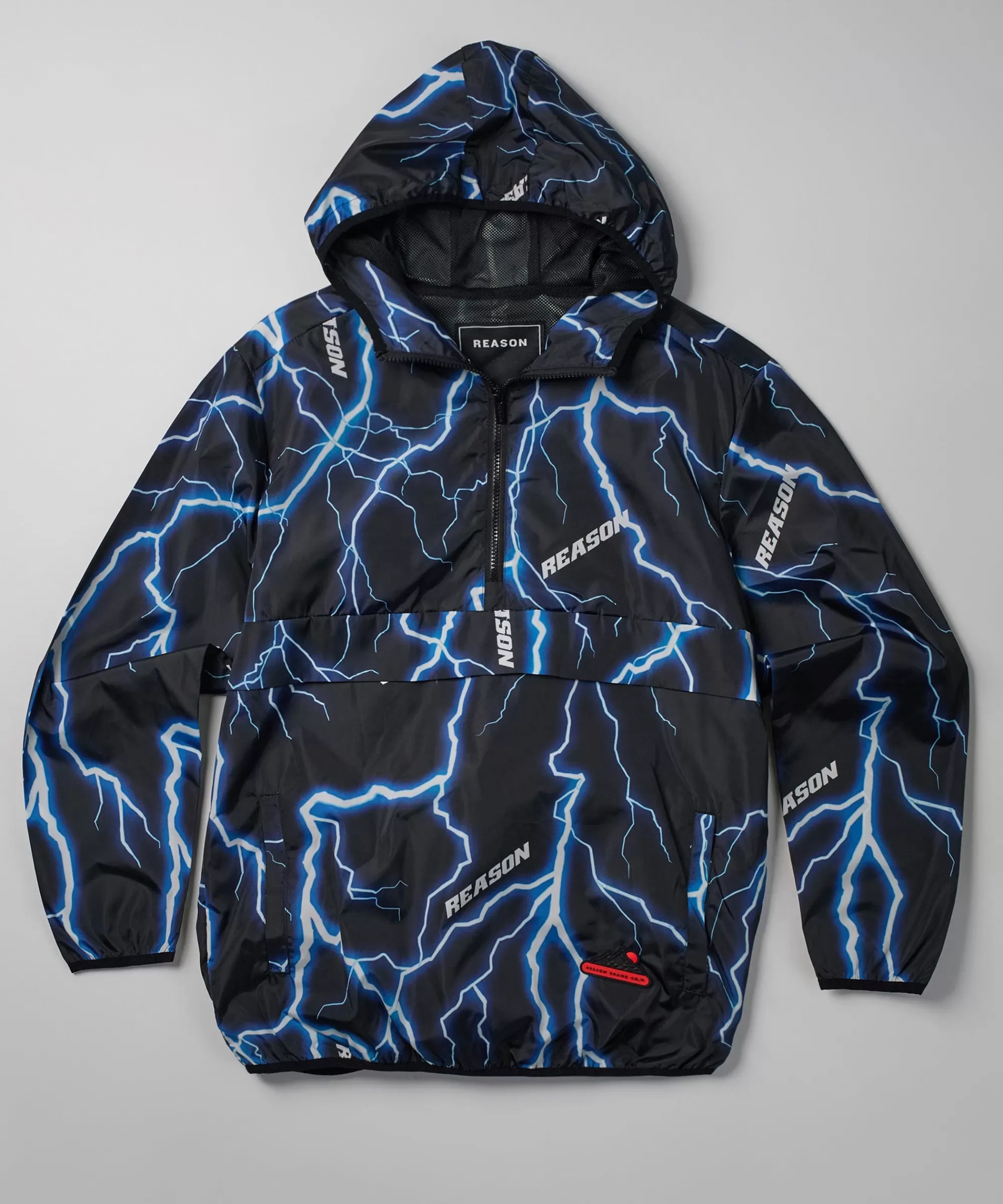 Online Lightning Half-Zip Anorak With Patch Lightweight Jackets | Anoraks