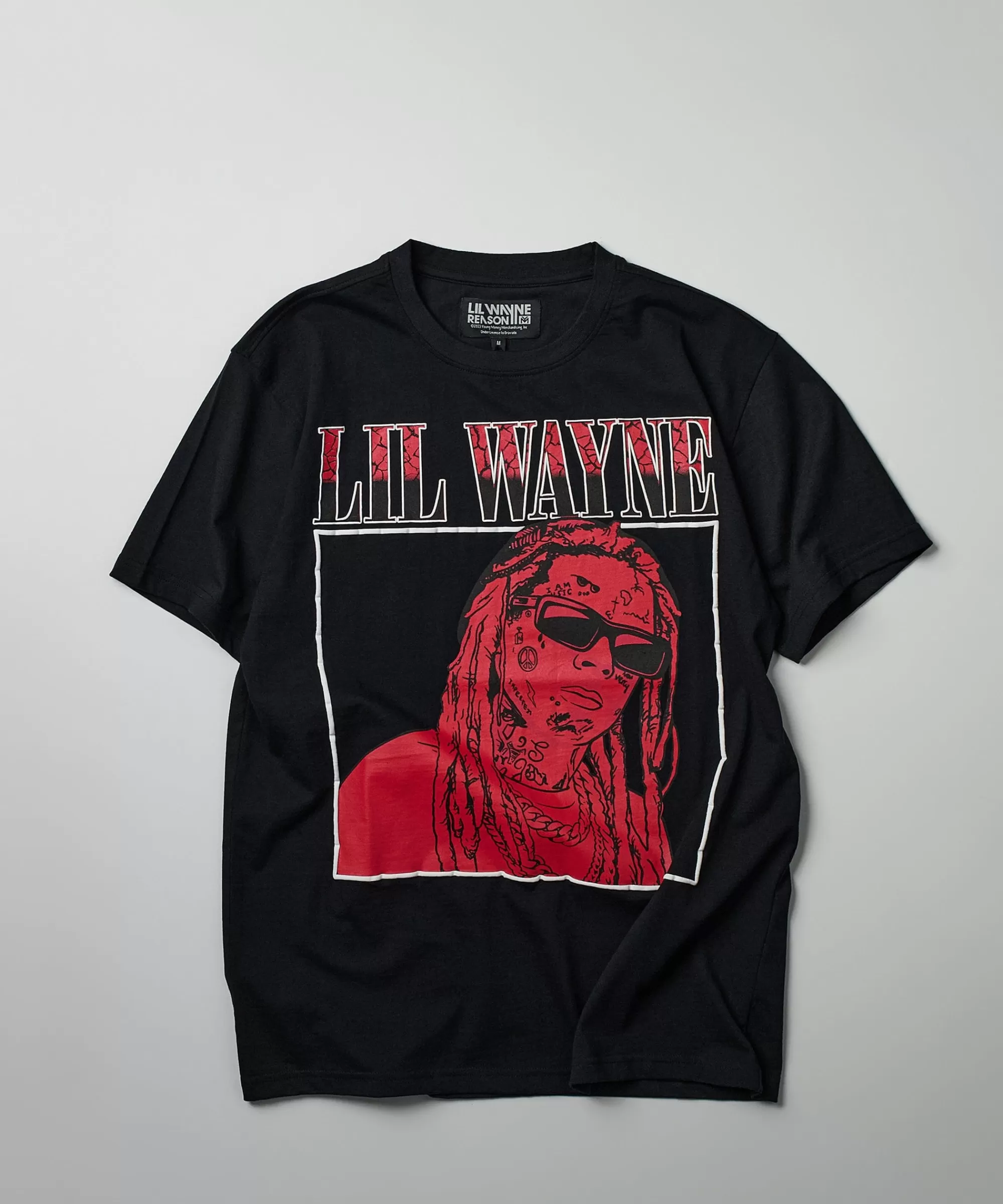 Fashion Lil Wayne Box Short Sleeve Tee - Black Graphic Tees