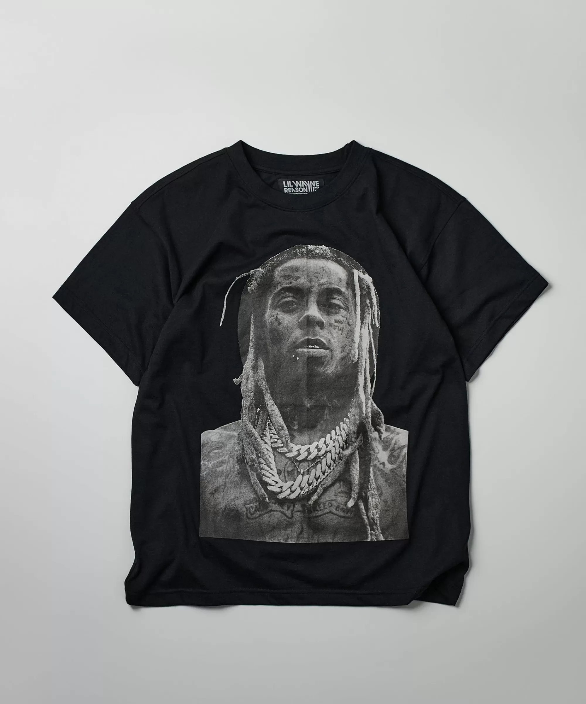 New Lil Wayne Box Short Sleeve Tee - Black Graphic Tees