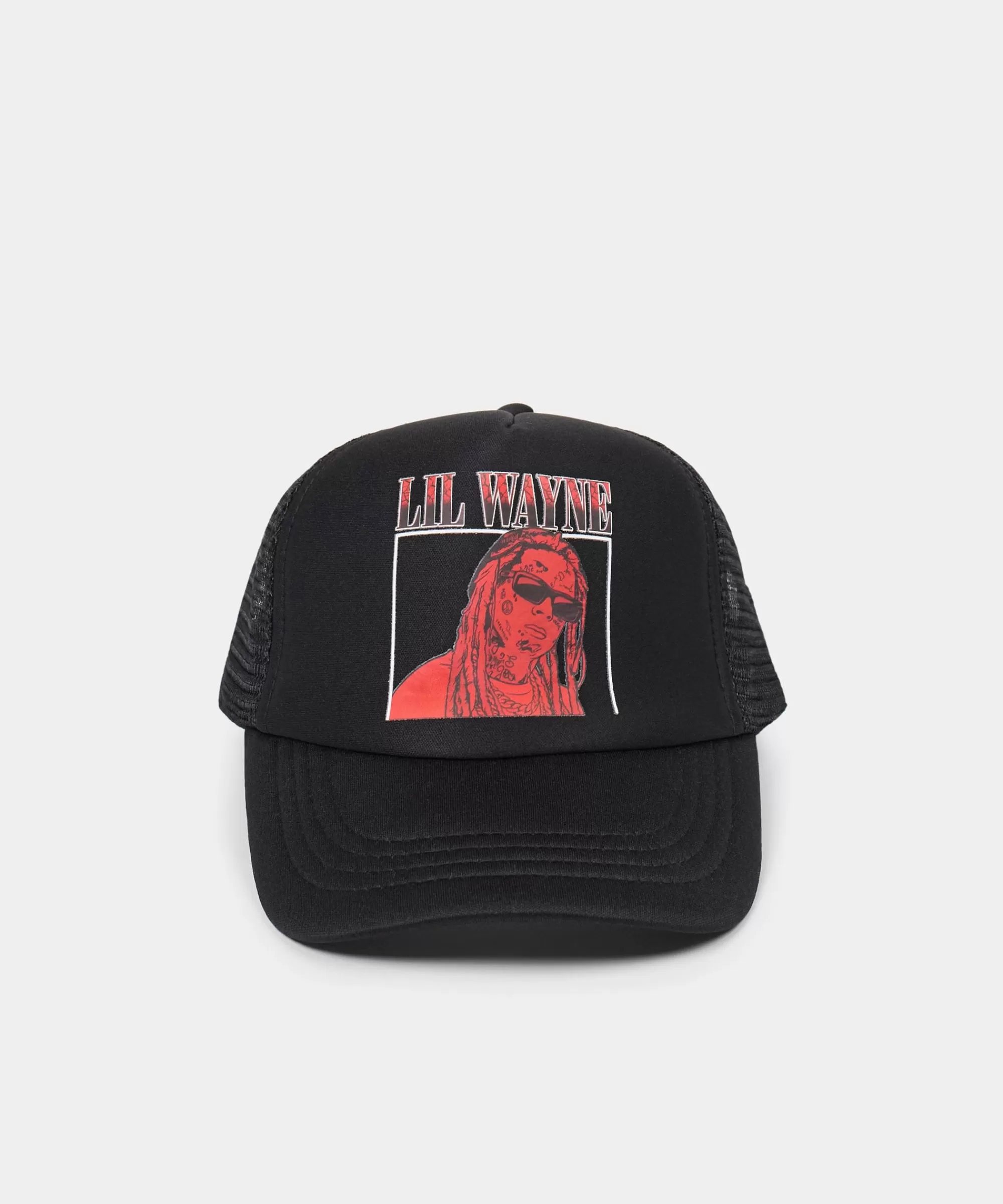 Hot Lil Wayne Box Trucker Hat - Black Hats