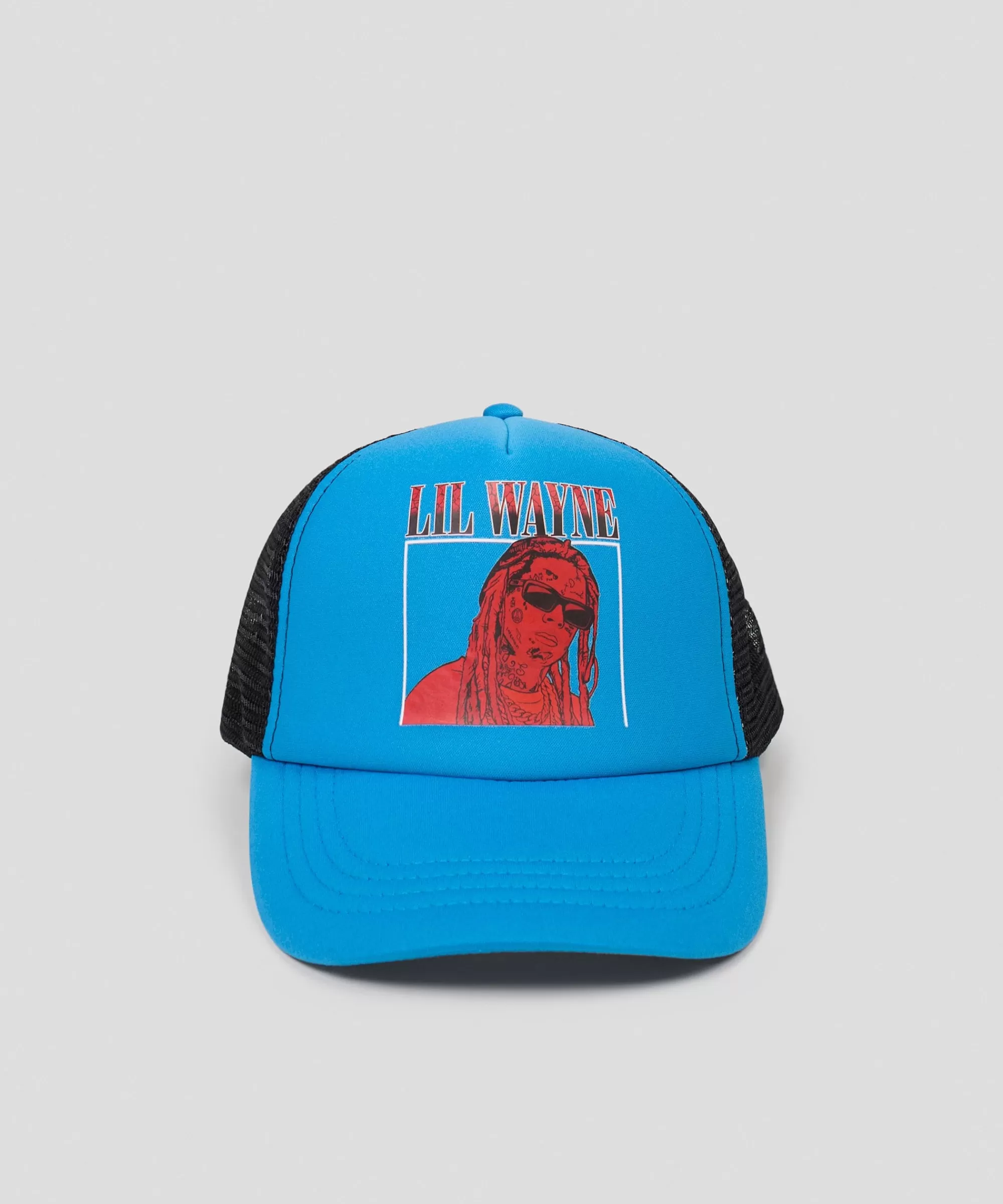 Store Lil Wayne Box Trucker Hat - Blue Hats