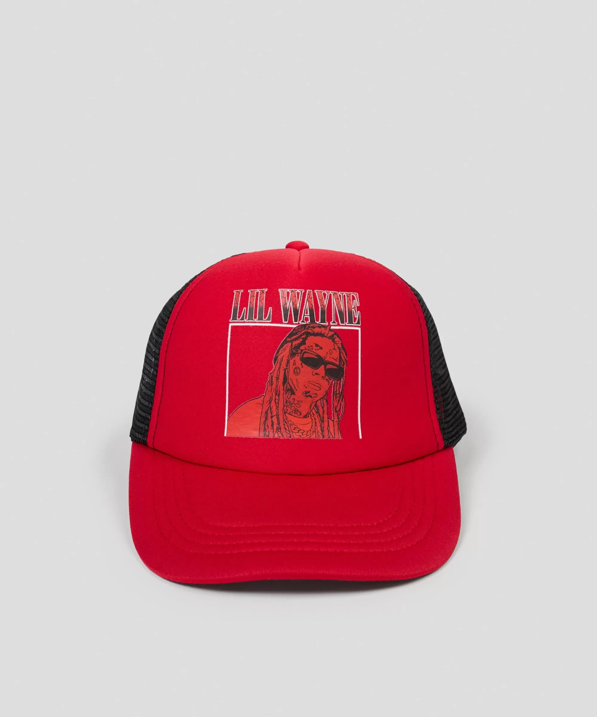 Best Lil Wayne Box Trucker Hat - Red Hats