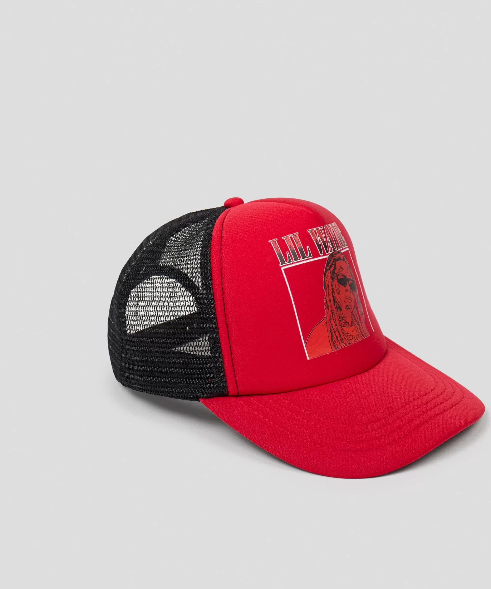 Best Lil Wayne Box Trucker Hat - Red Hats