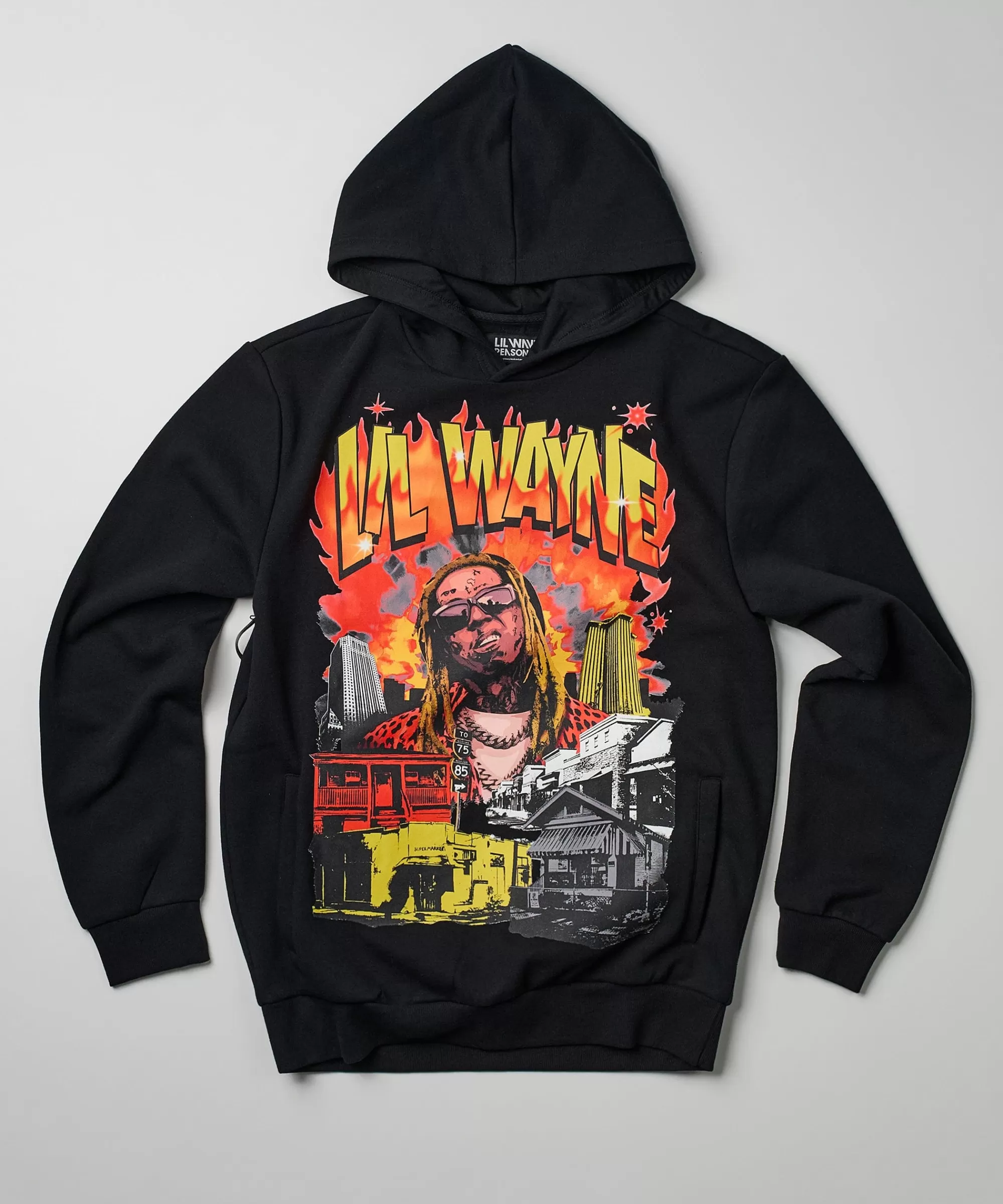 Sale Lil Wayne New Orleans Hoodie - Black Hoodies | Hoodies