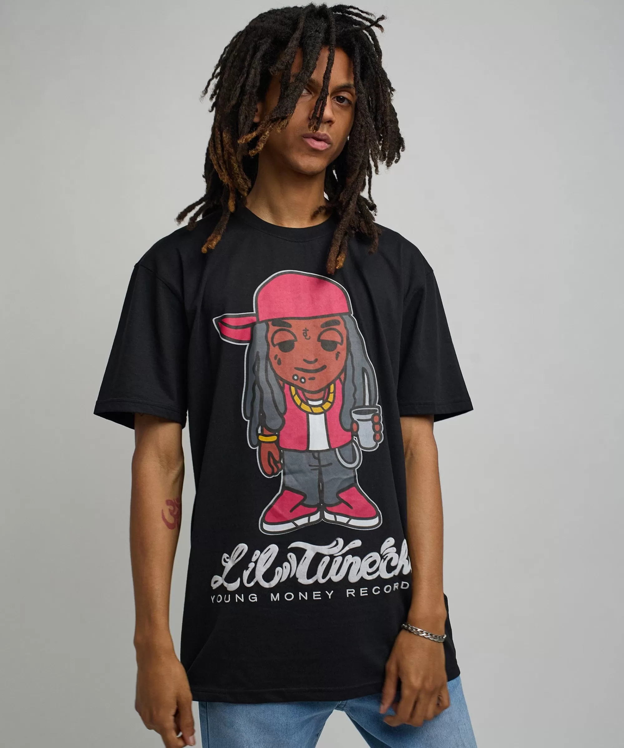 Best Sale Lil Wayne Tunechi Short Sleeve Tee - Black Graphic Tees