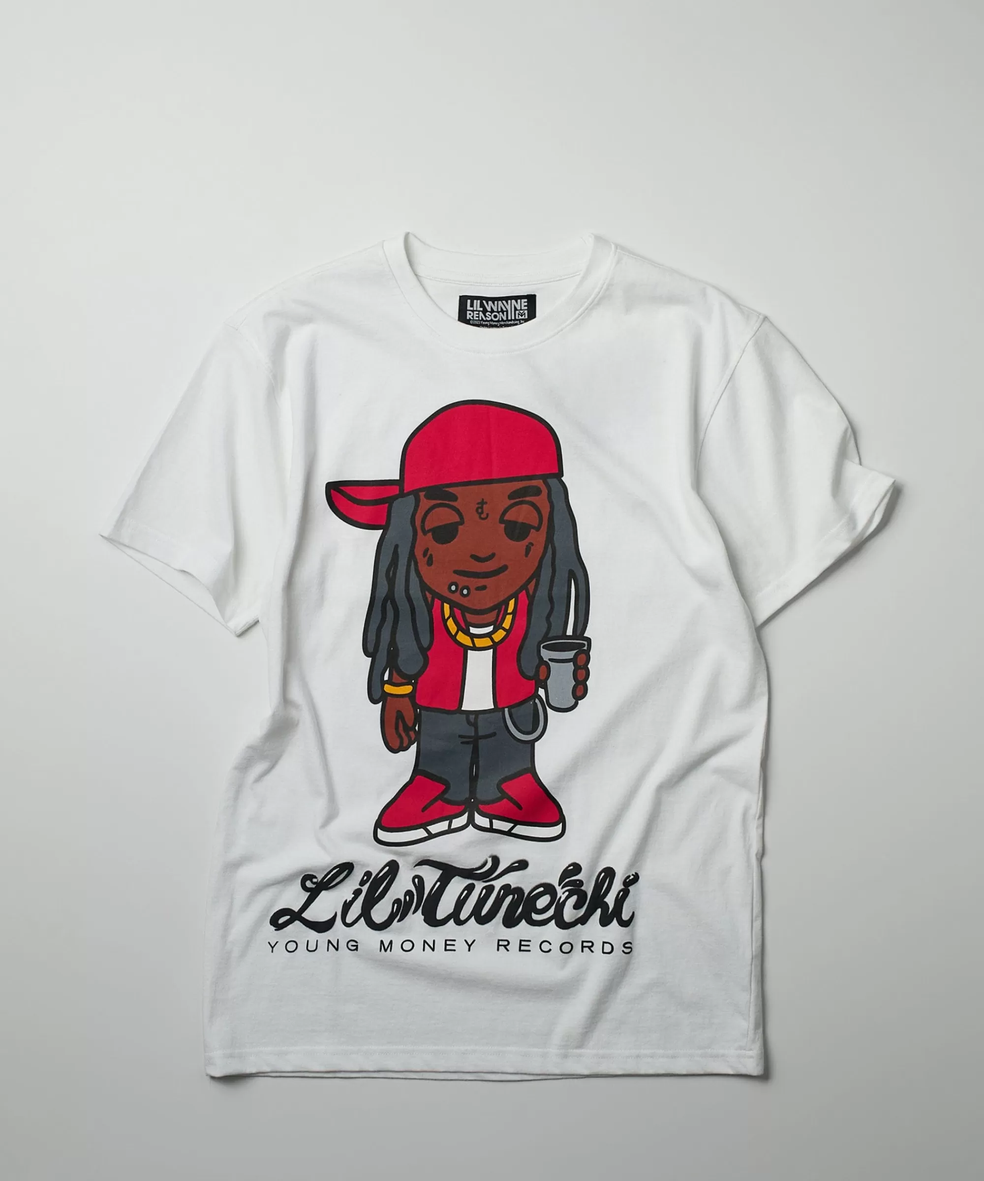 Hot Lil Wayne Tunechi Short Sleeve Tee - White Graphic Tees