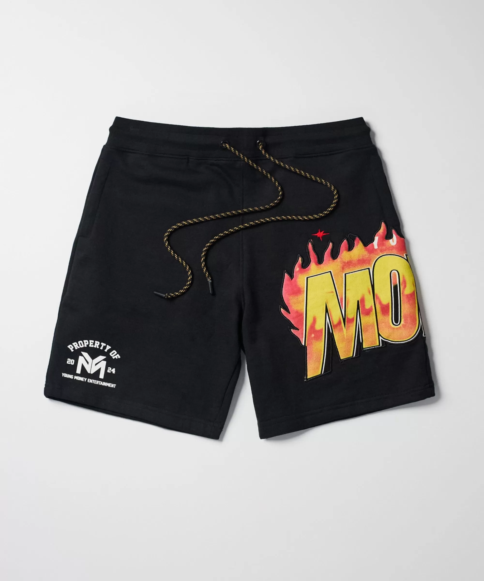 Clearance Lil Wayne Young Money Graffiti Embroidered Shorts Shop All Bottoms | Shorts