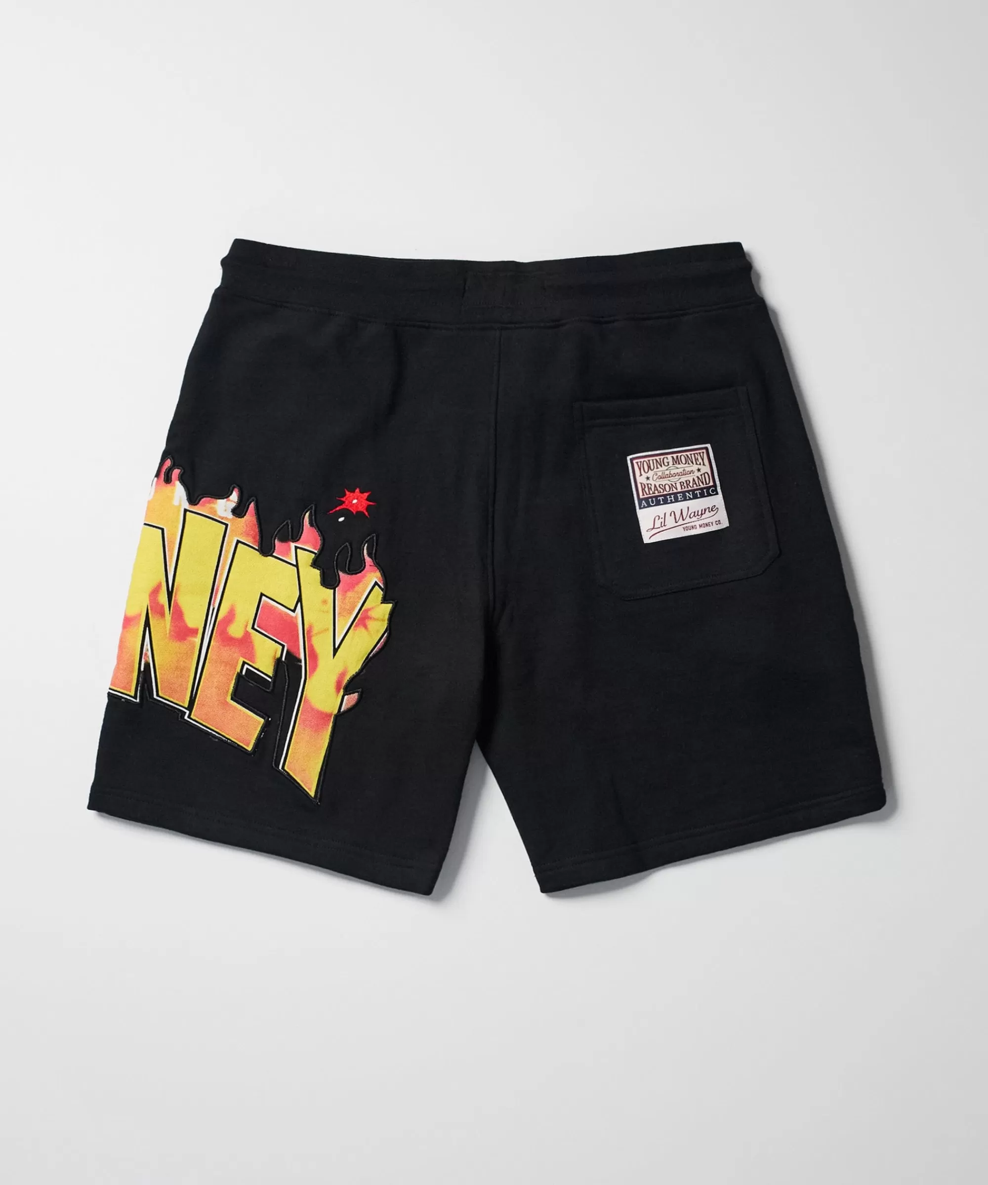 Clearance Lil Wayne Young Money Graffiti Embroidered Shorts Shop All Bottoms | Shorts