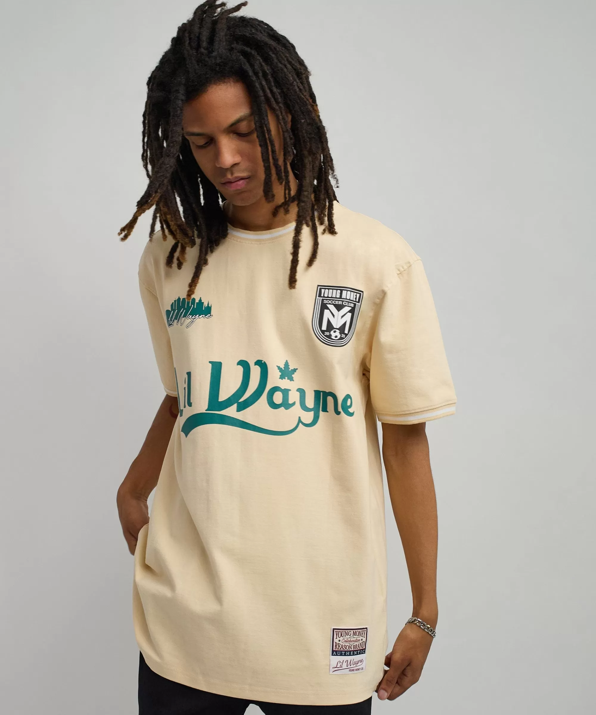 Store Lil Wayne Young Money Soccer Jersey - Khaki Jerseys