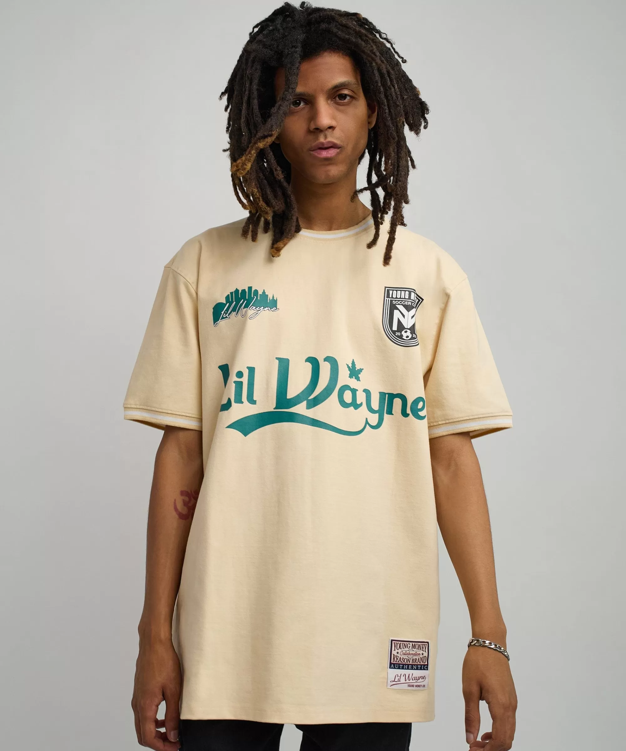 Store Lil Wayne Young Money Soccer Jersey - Khaki Jerseys