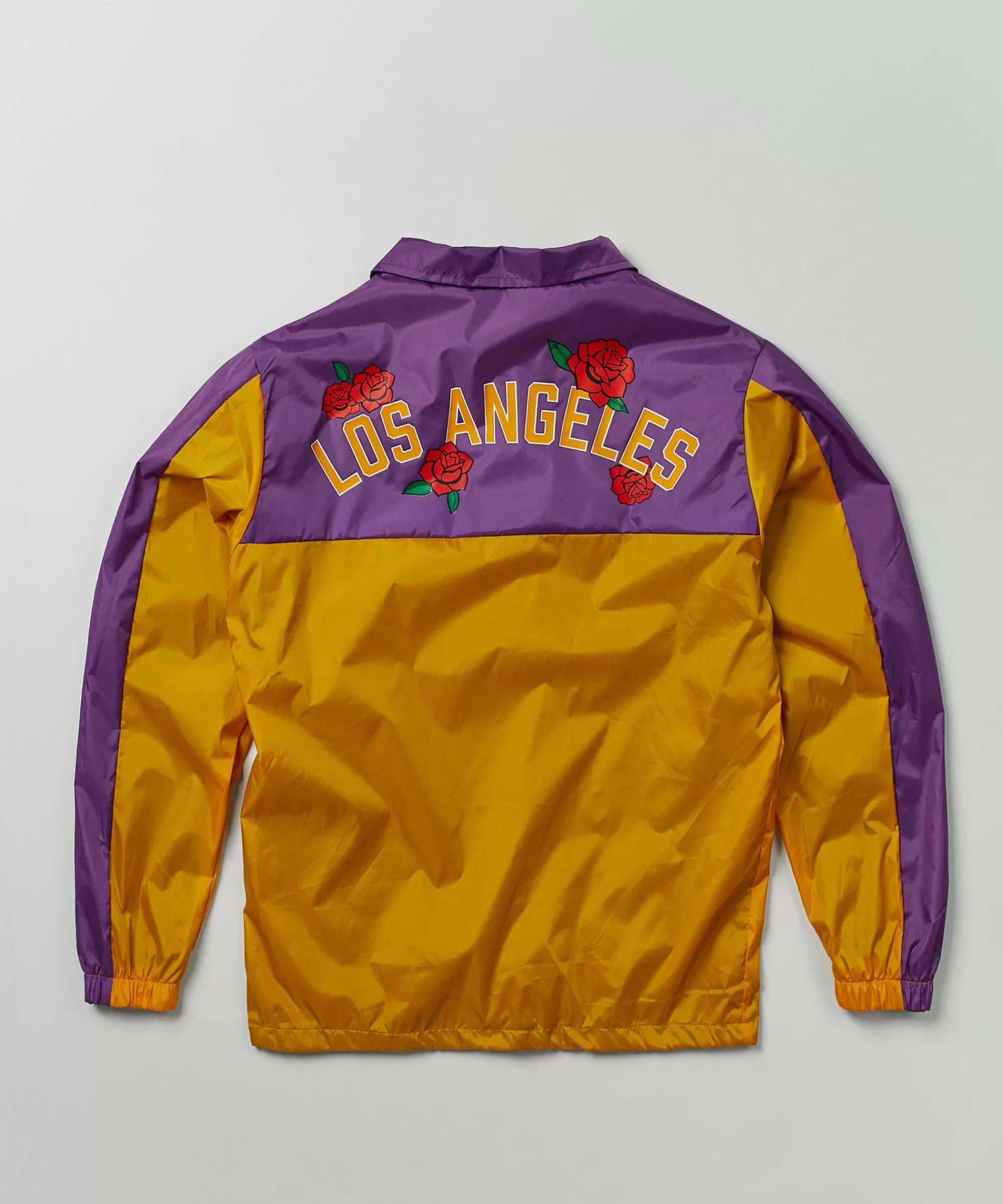 Clearance Los Angeles Coaches Jacket - Yellow Lightweight Jackets